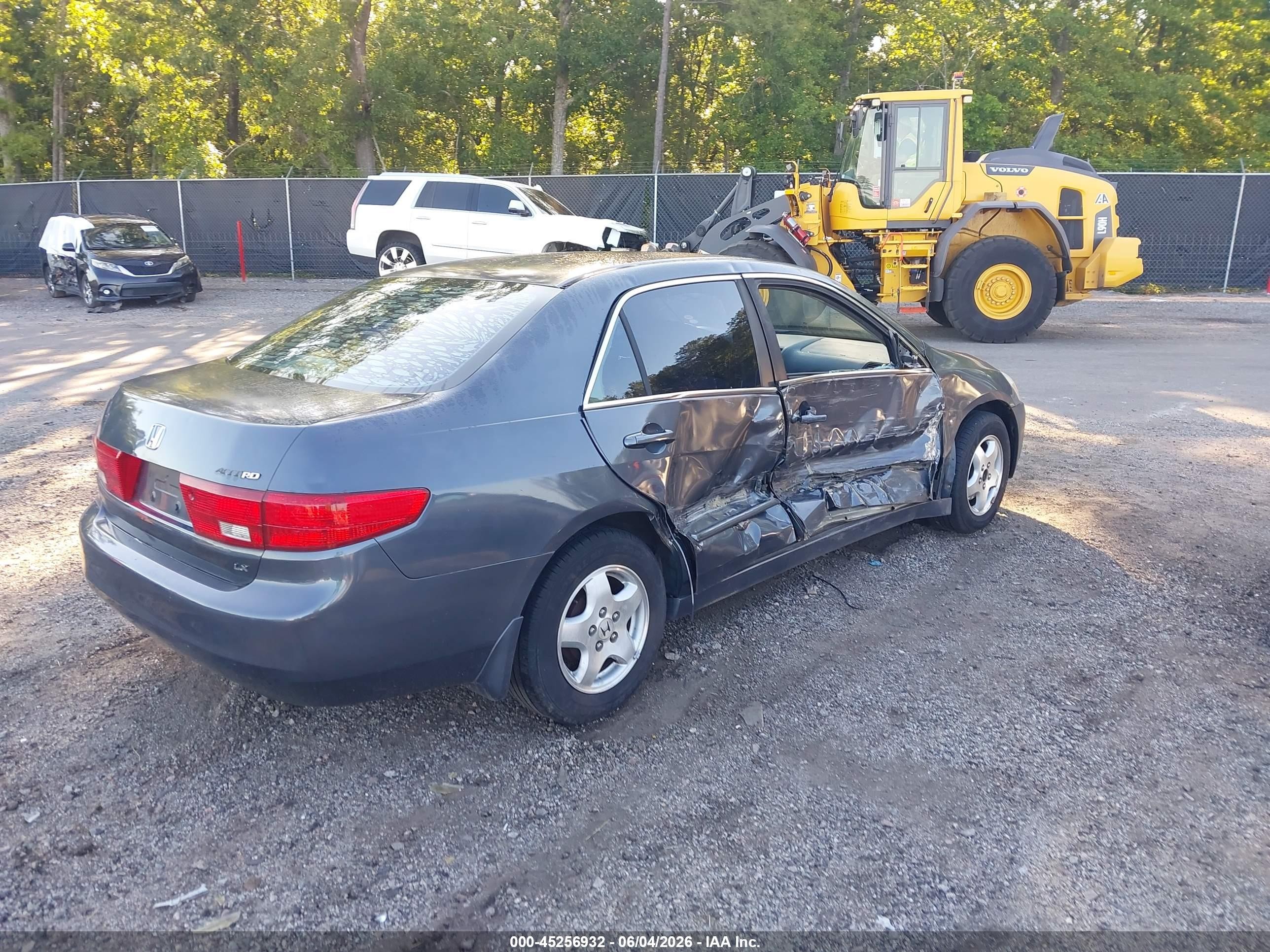 2005 Honda Accord 2.4 Lx Серый vin: 1HGCM56465A156555