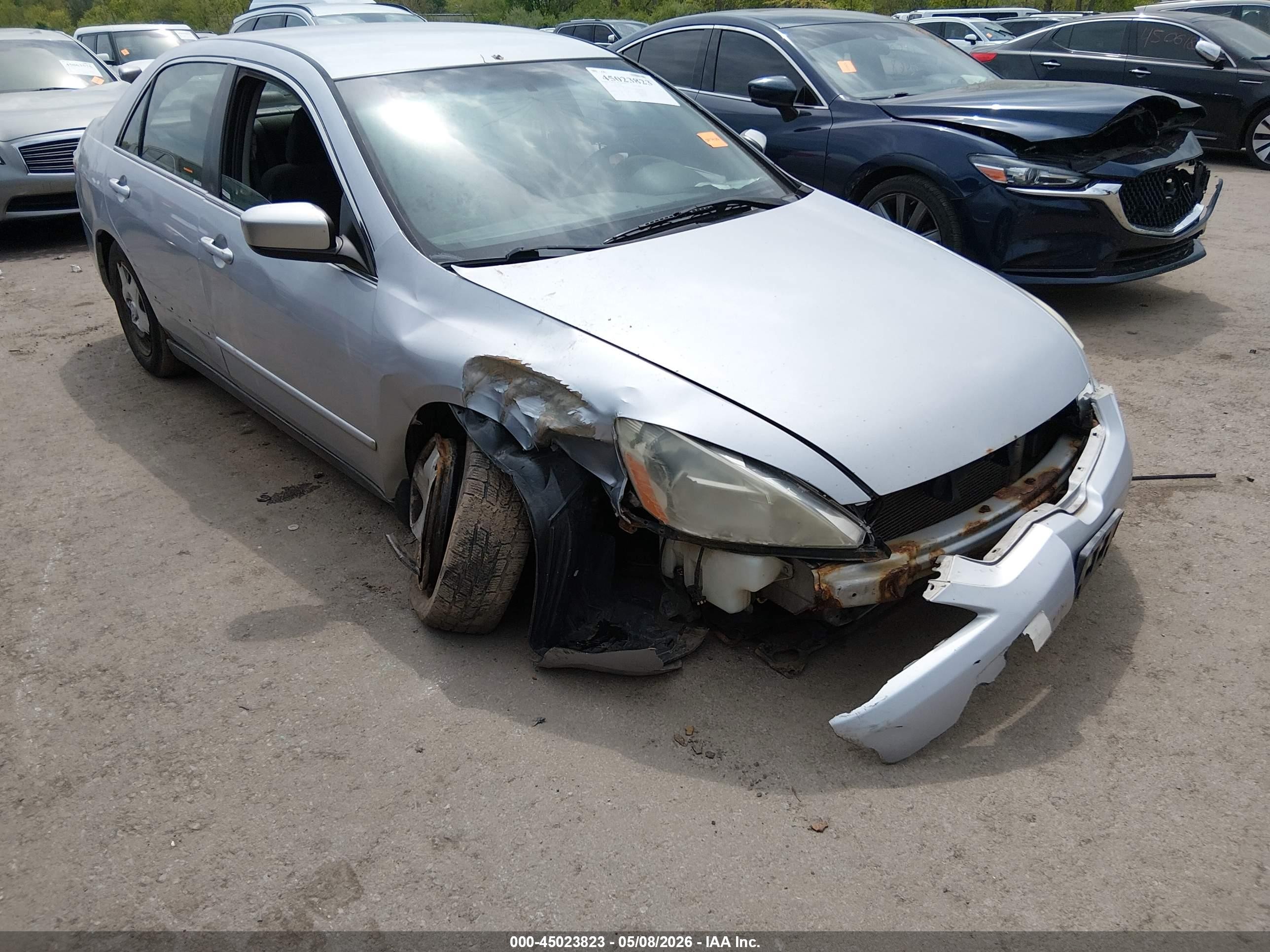 2005 Honda Accord 2.4 Lx Серебряный vin: 1HGCM56465A186106