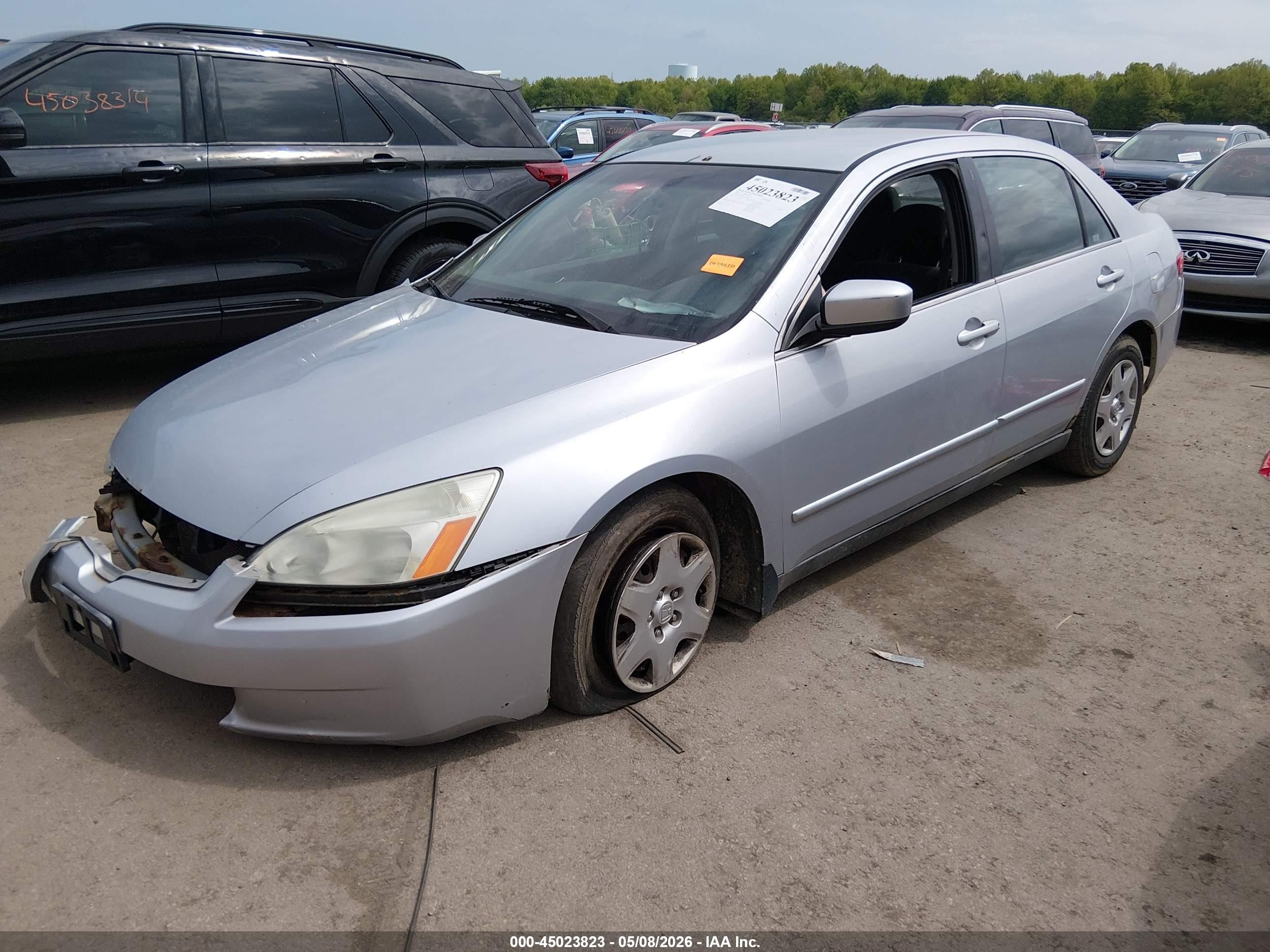 2005 Honda Accord 2.4 Lx Серебряный vin: 1HGCM56465A186106