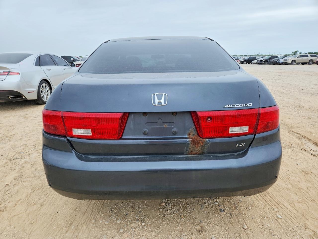 2005 Honda Accord Lx Gray vin: 1HGCM56465A195100