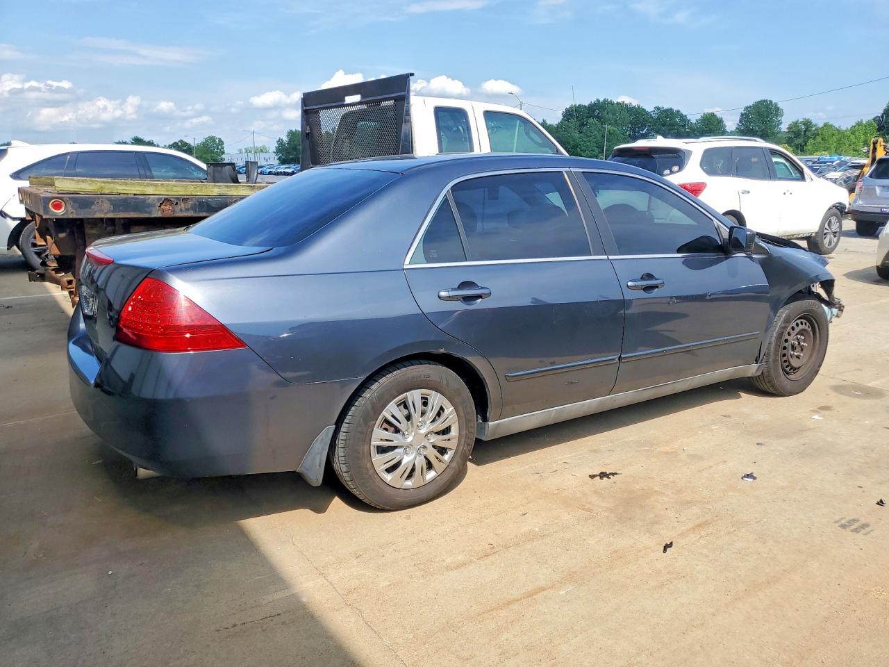 2006 Honda Accord Lx Gray vin: 1HGCM56466A155777