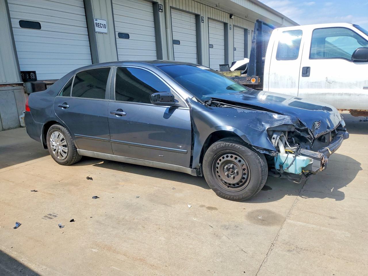 2006 Honda Accord Lx Gray vin: 1HGCM56466A155777