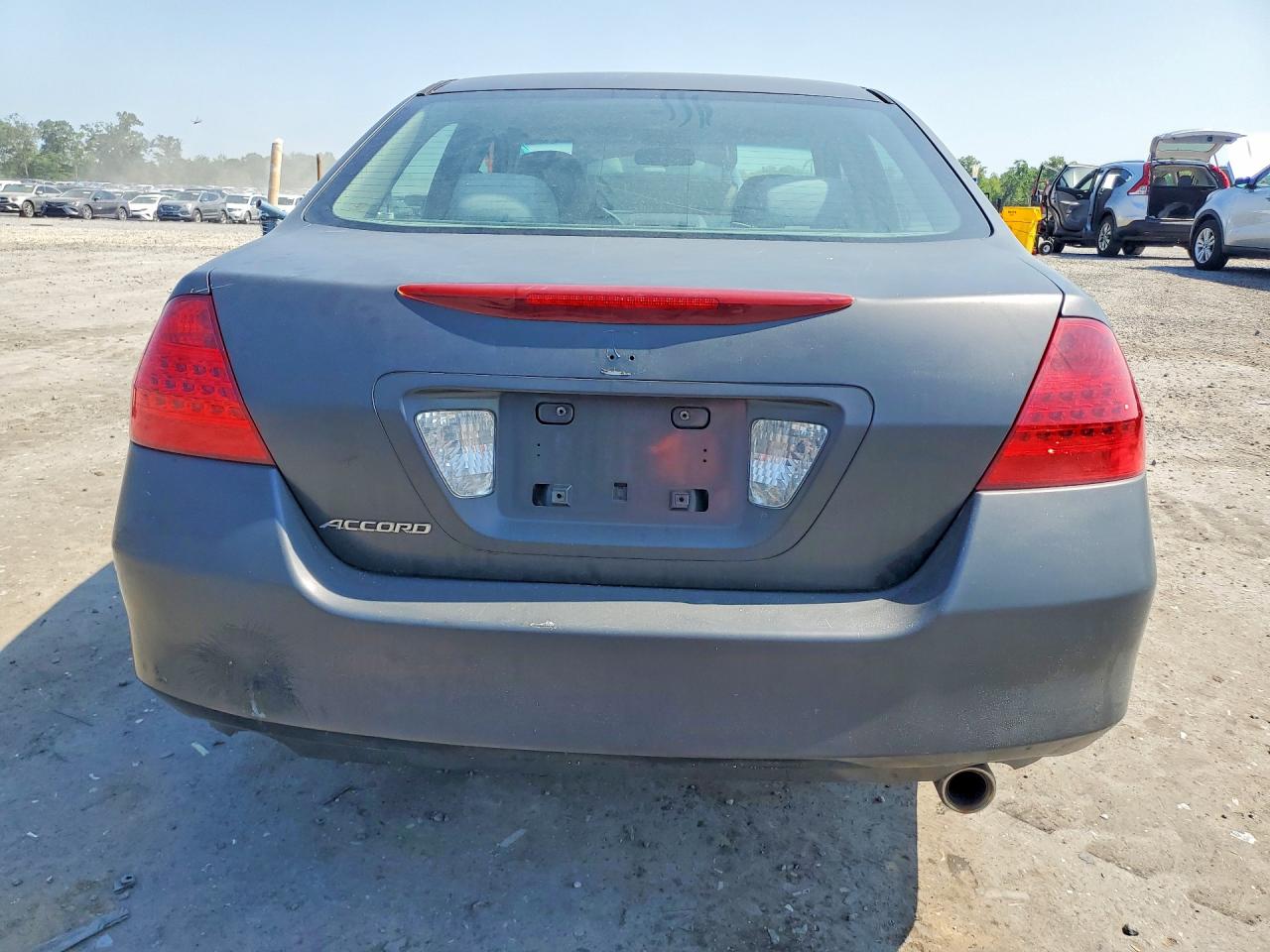 2007 Honda Accord Lx Gray vin: 1HGCM56467A001555
