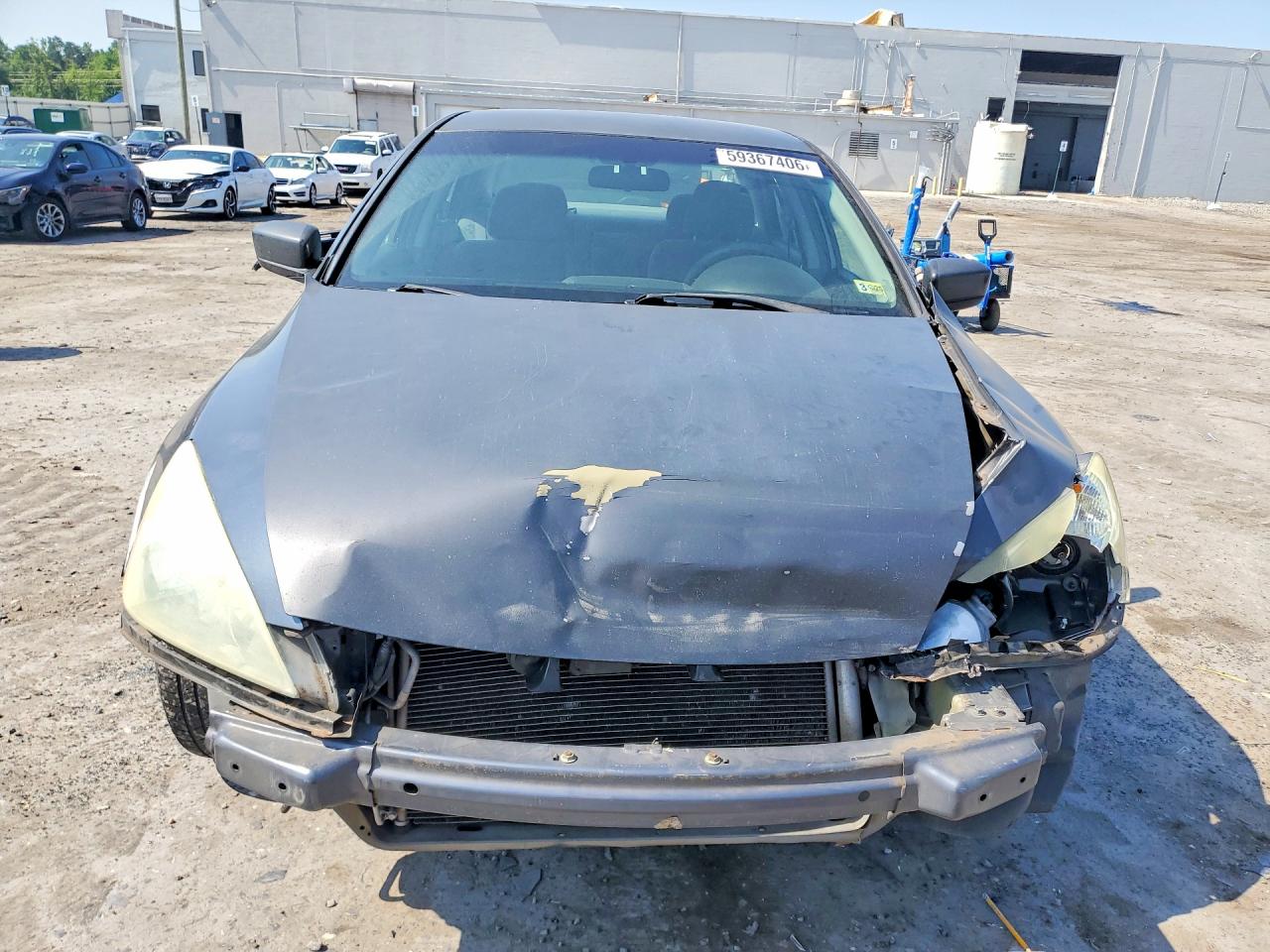 2007 Honda Accord Lx Gray vin: 1HGCM56467A001555