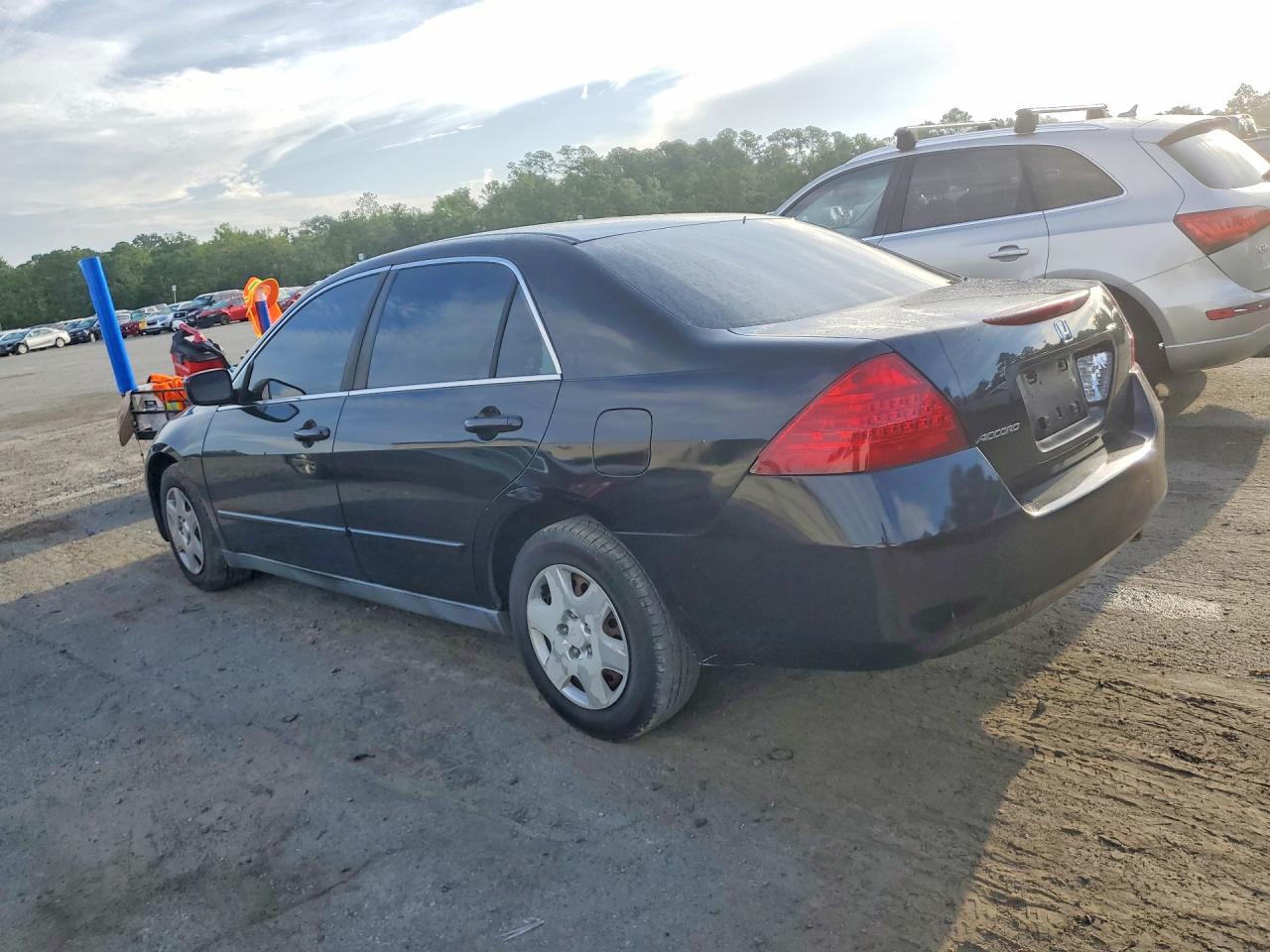 2007 Honda Accord Lx Black vin: 1HGCM56467A011535