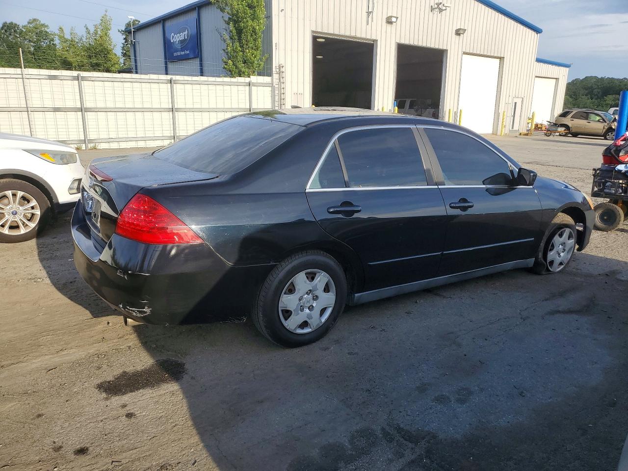 2007 Honda Accord Lx Black vin: 1HGCM56467A011535