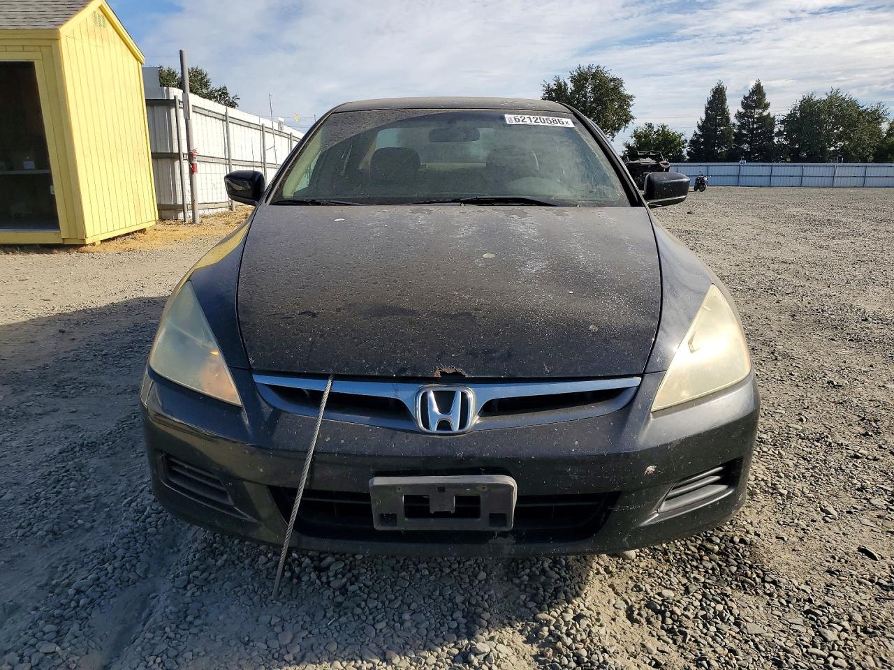 2007 Honda Accord Lx Black vin: 1HGCM56467A090740