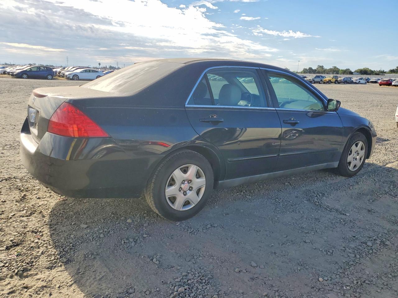 2007 Honda Accord Lx Black vin: 1HGCM56467A090740