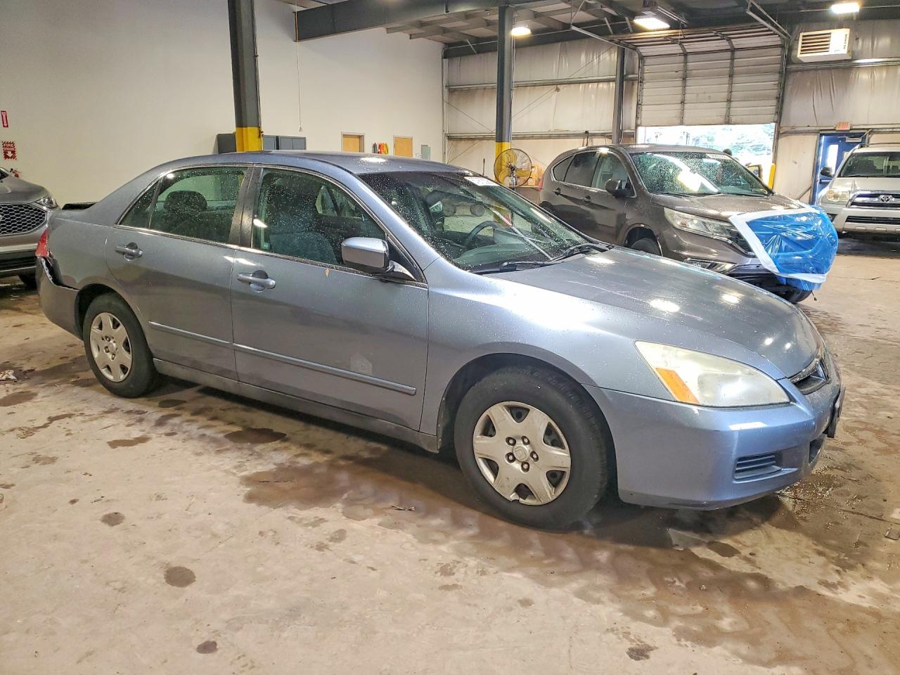 2007 Honda Accord Lx Gray vin: 1HGCM56467A159362