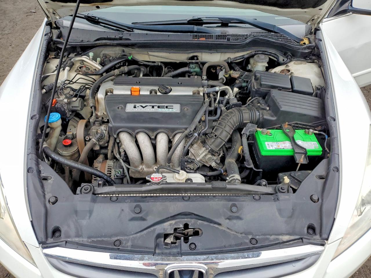 2007 Honda Accord Lx White vin: 1HGCM56467A194970