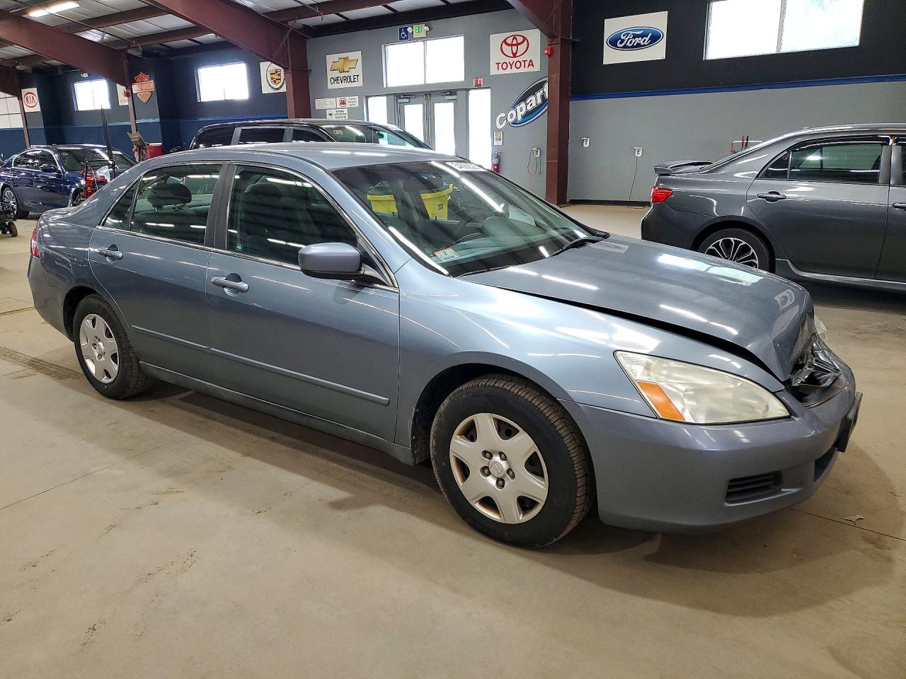 2007 Honda Accord Lx Blue vin: 1HGCM56467A202937