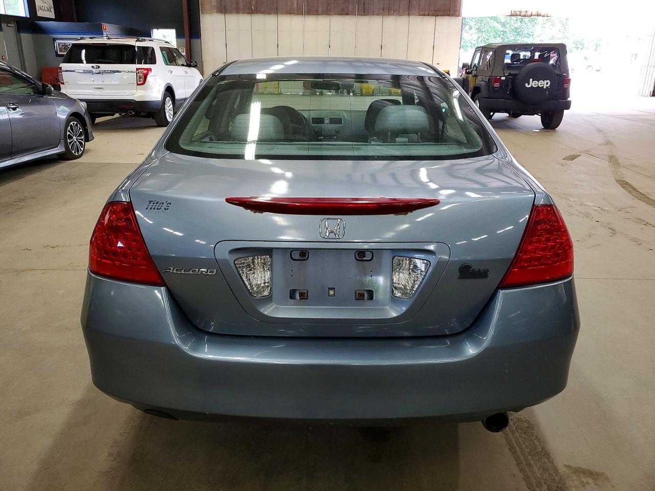 2007 Honda Accord Lx Blue vin: 1HGCM56467A202937