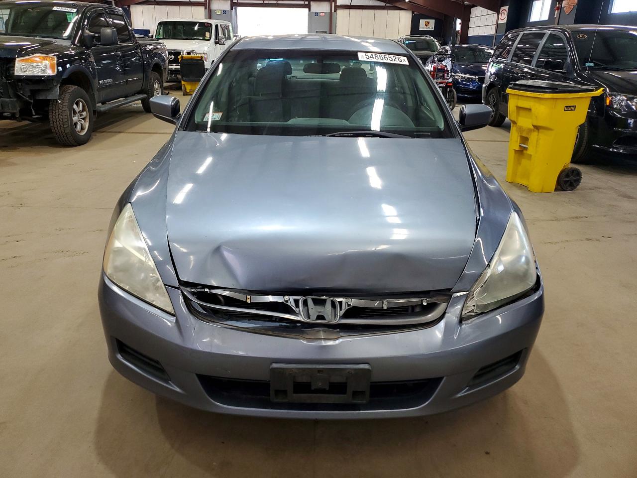 2007 Honda Accord Lx Blue vin: 1HGCM56467A202937