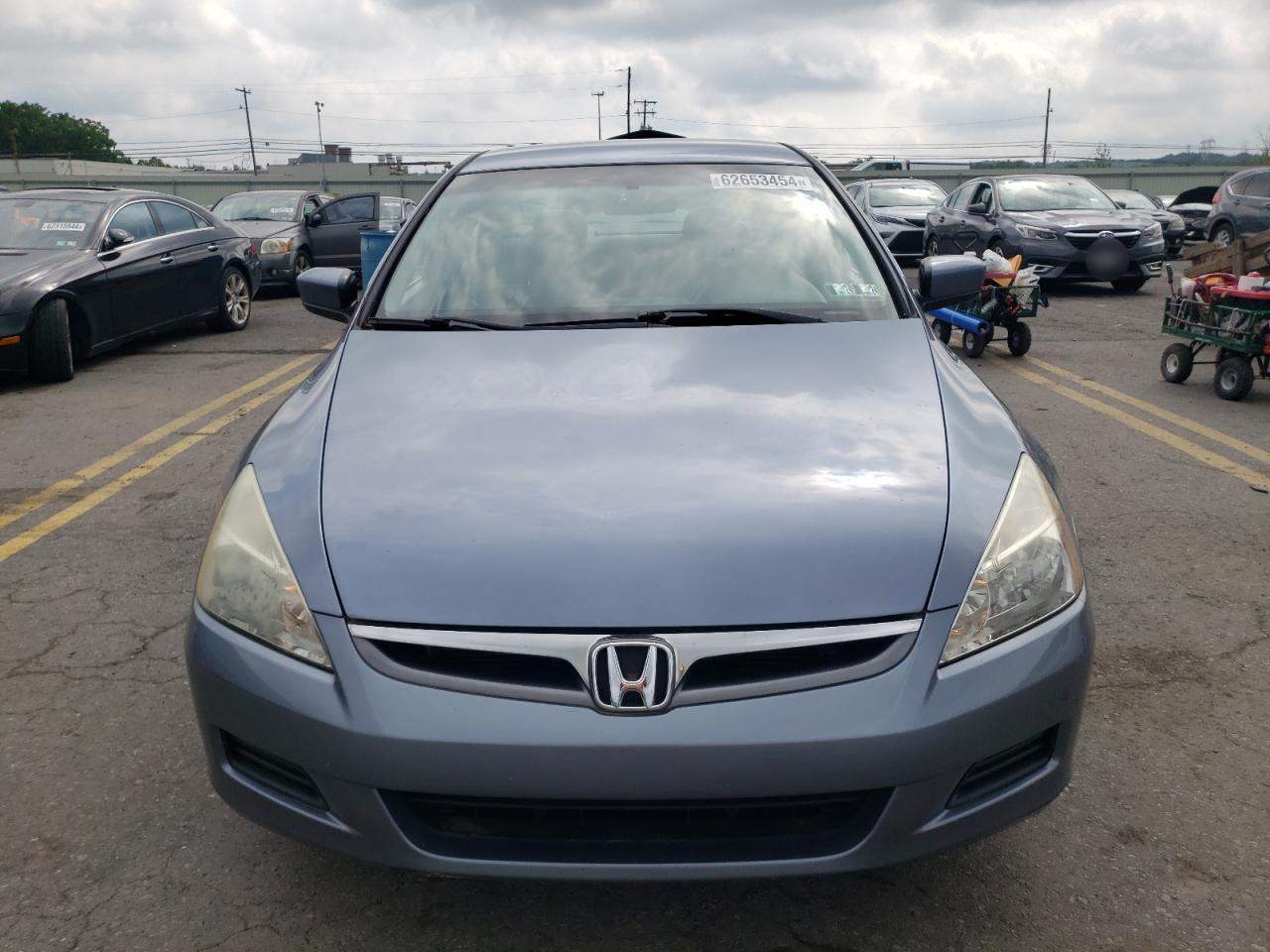 2007 Honda Accord Lx Синий vin: 1HGCM56467A205692