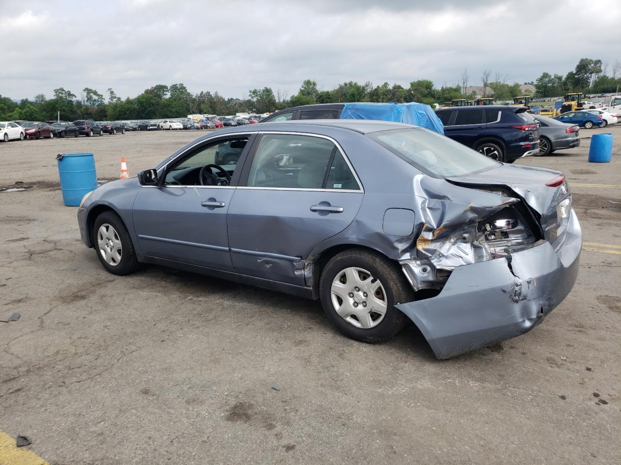 2007 Honda Accord Lx Синий vin: 1HGCM56467A205692