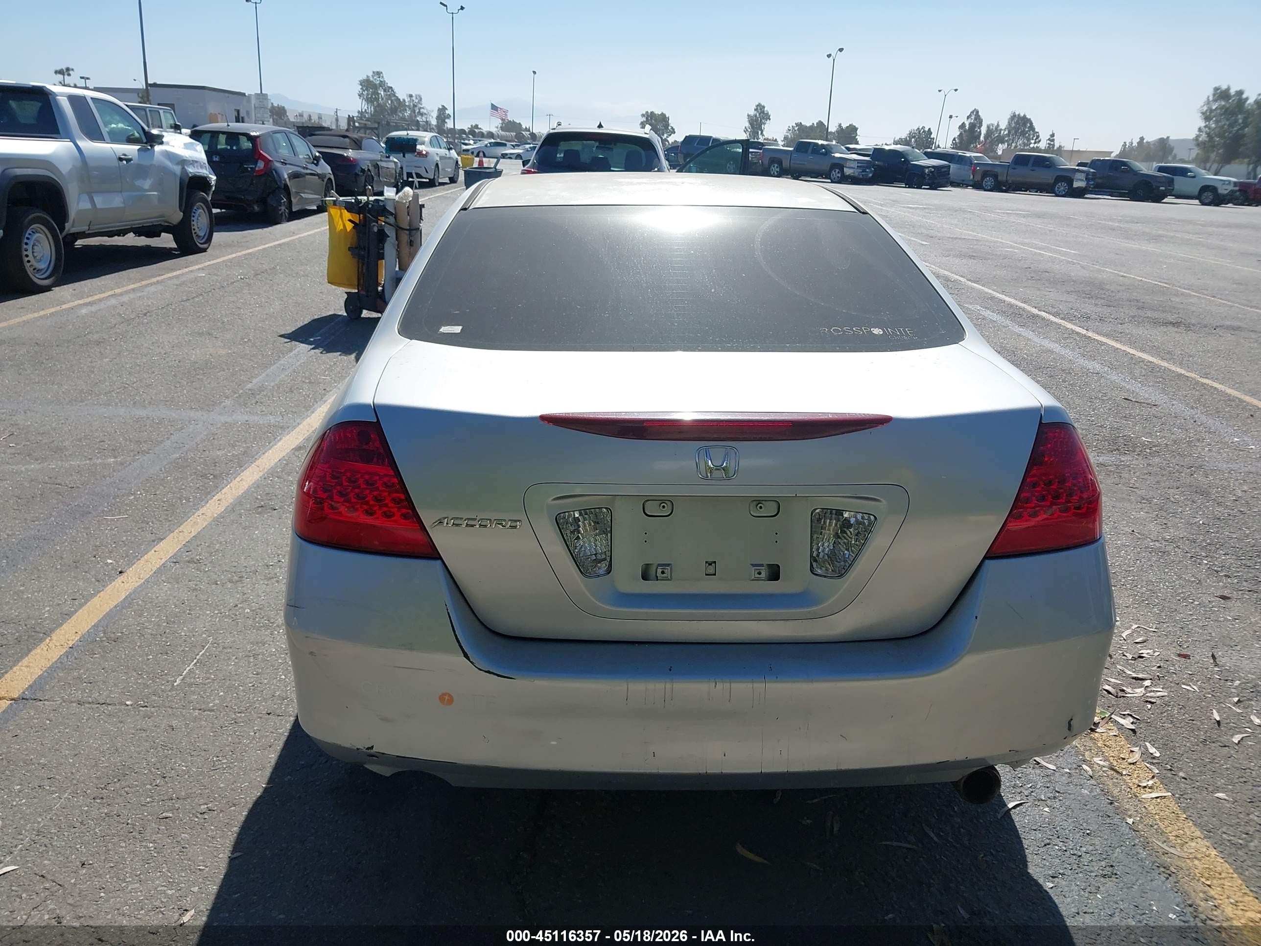 2007 Honda Accord 2.4 Lx Silver vin: 1HGCM56467A216109