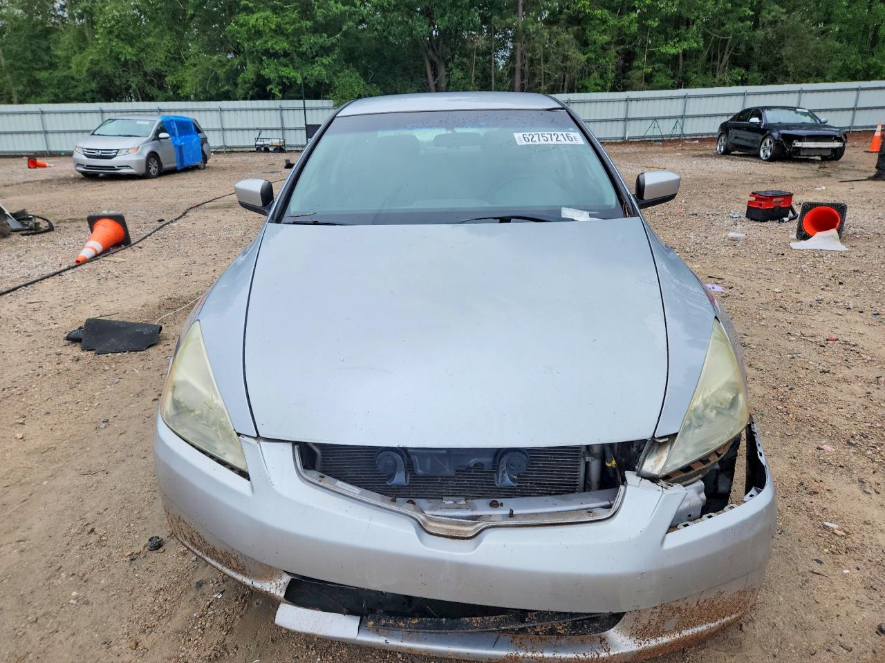 2005 Honda Accord Lx Silver vin: 1HGCM56475A009600