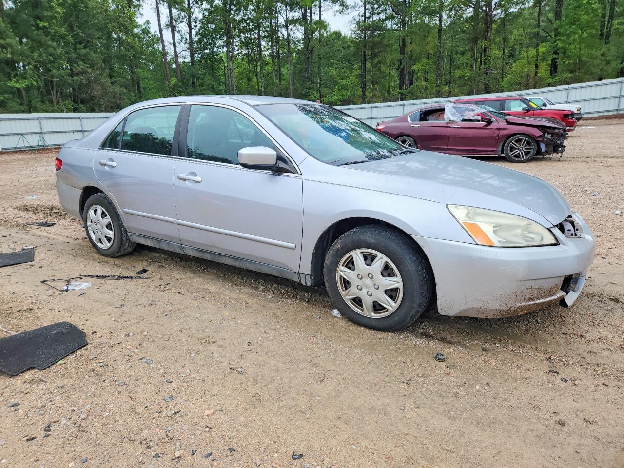 2005 Honda Accord Lx Silver vin: 1HGCM56475A009600