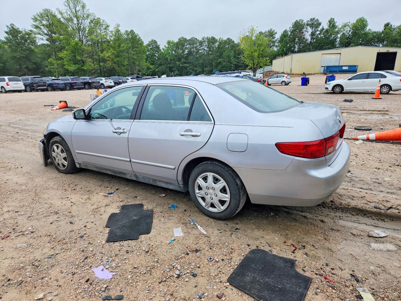 2005 Honda Accord Lx Silver vin: 1HGCM56475A009600