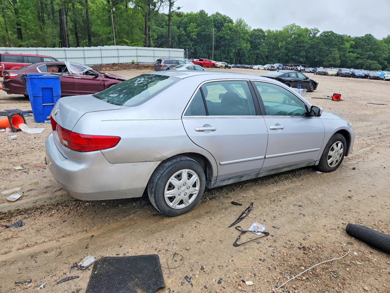 2005 Honda Accord Lx Silver vin: 1HGCM56475A009600