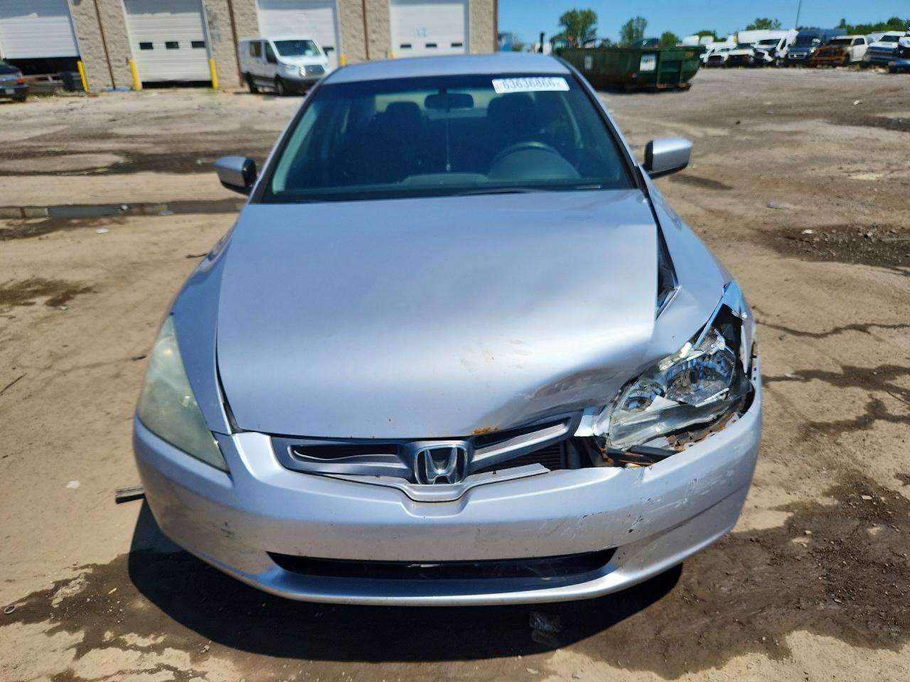 2005 Honda Accord Lx Silver vin: 1HGCM56475A014652