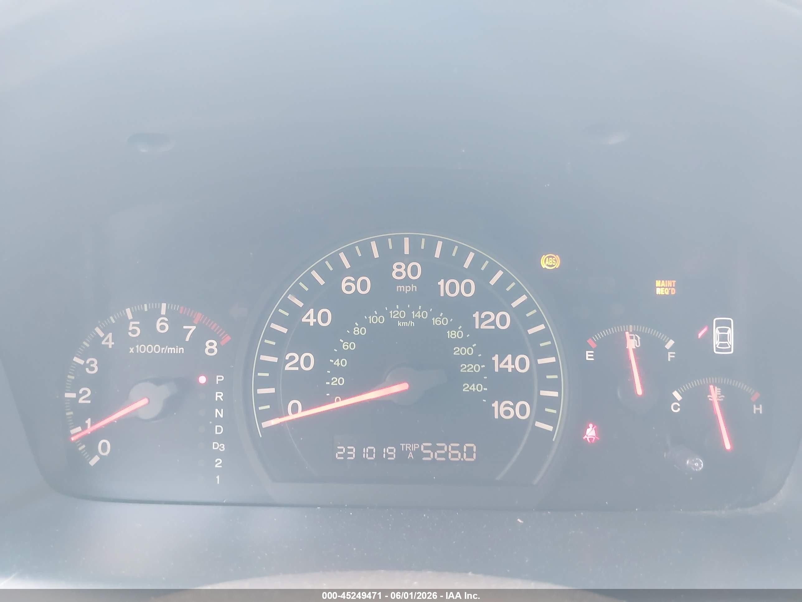 2005 Honda Accord 2.4 Lx White vin: 1HGCM56475A117070