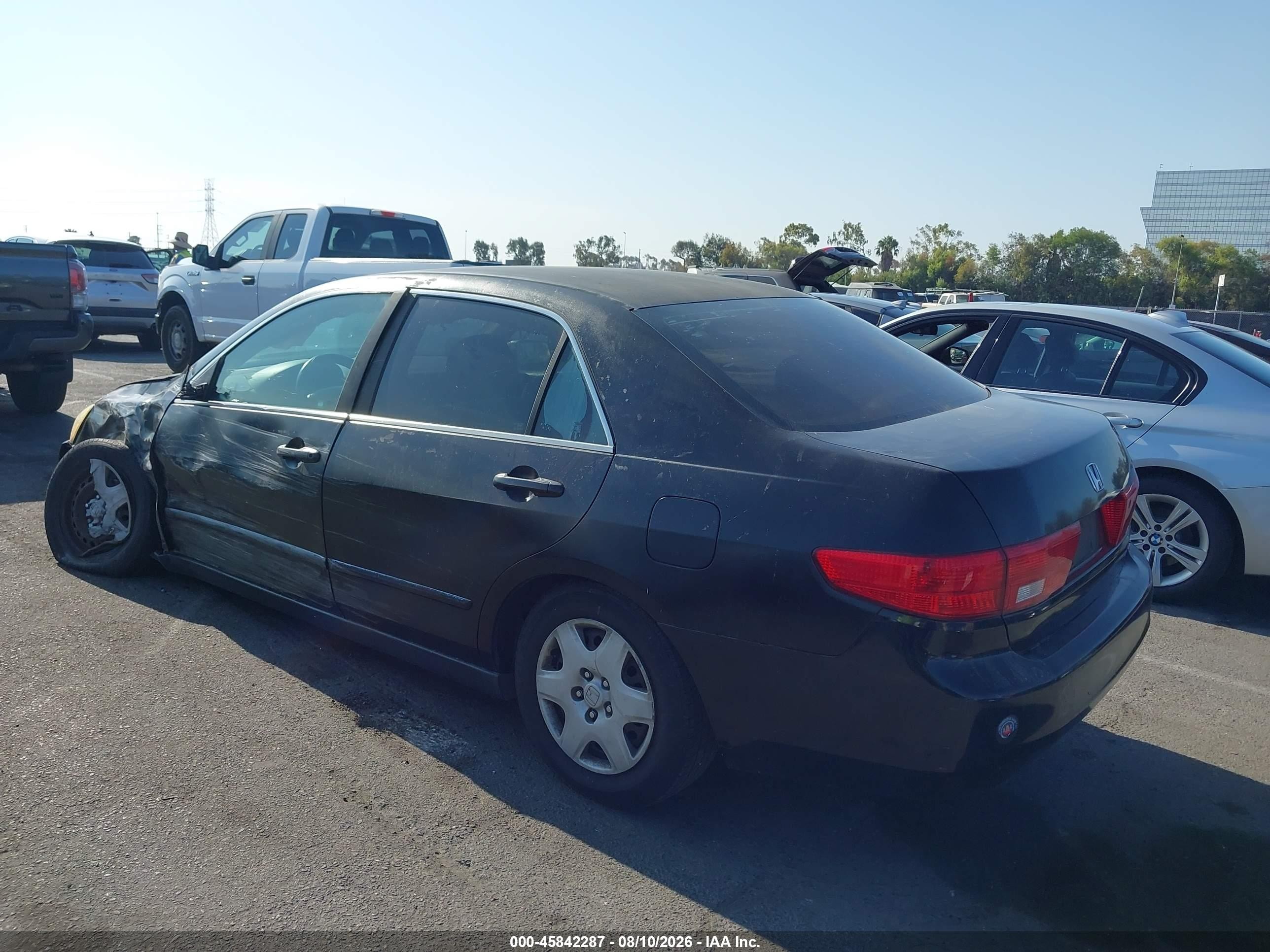 2005 Honda Accord 2.4 Lx Black vin: 1HGCM56475A119966
