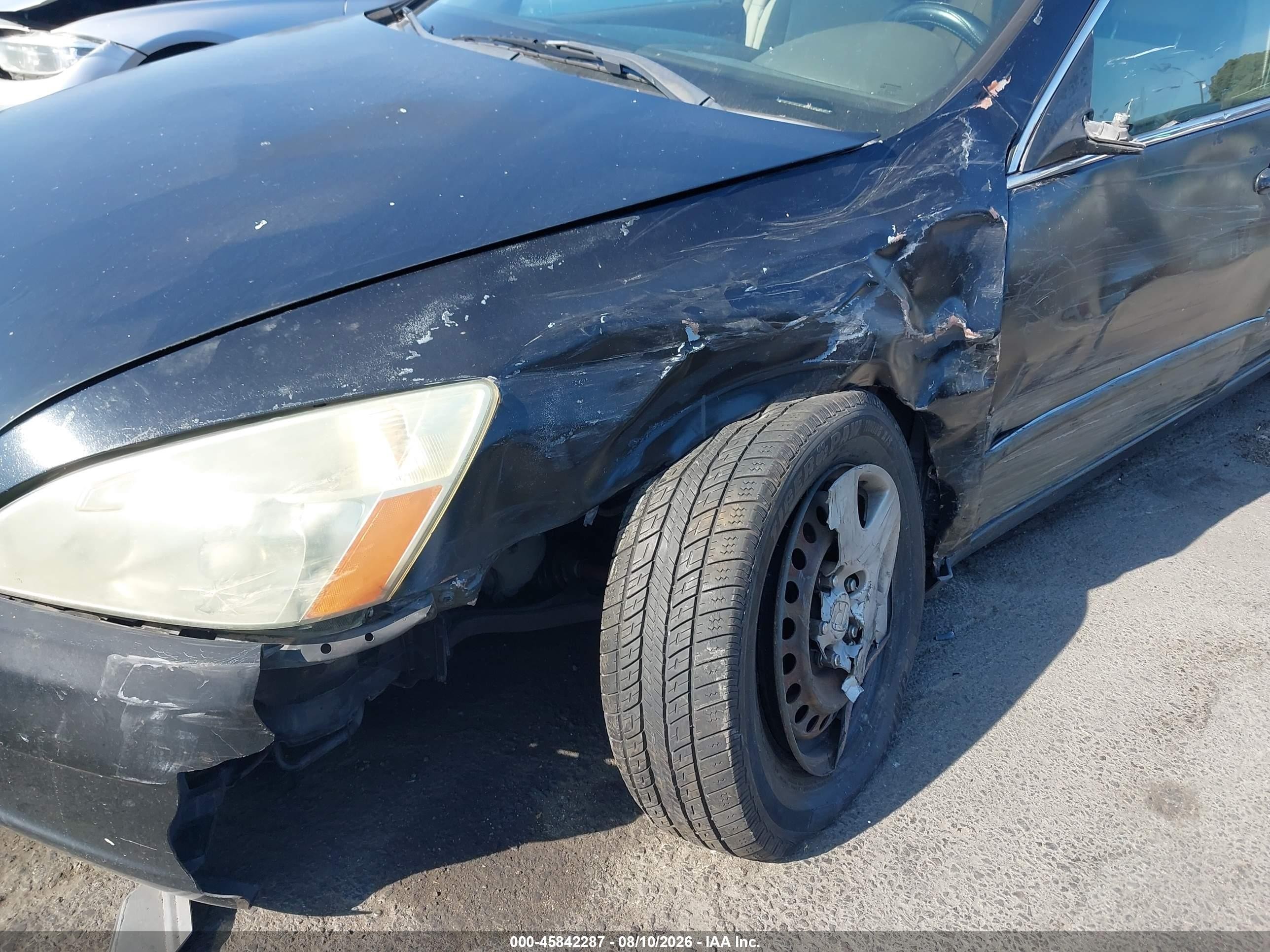 2005 Honda Accord 2.4 Lx Black vin: 1HGCM56475A119966