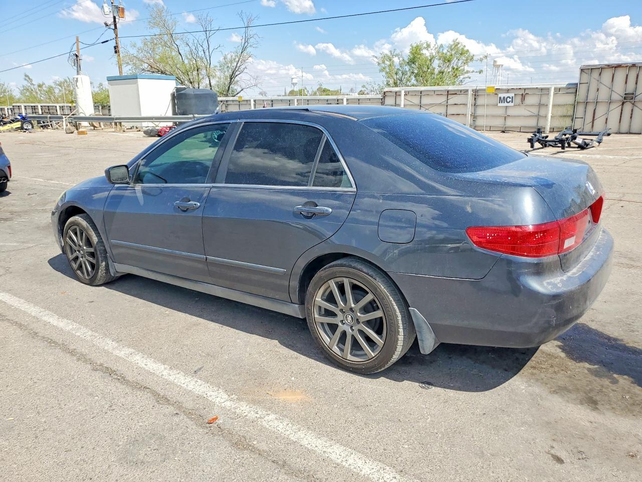 2005 Honda Accord Lx Gray vin: 1HGCM56475A123628