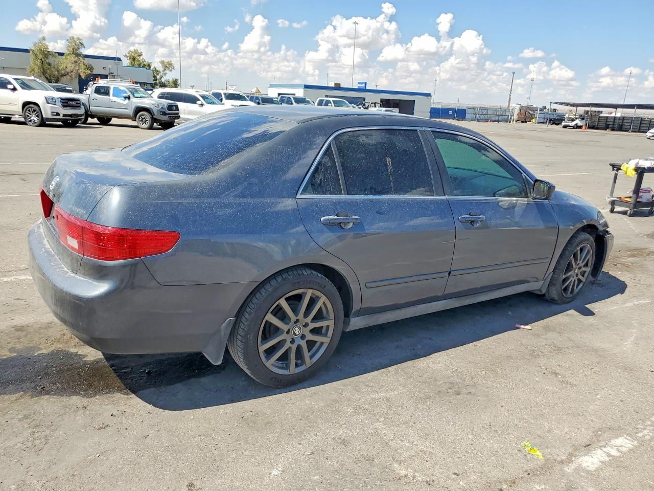 2005 Honda Accord Lx Gray vin: 1HGCM56475A123628