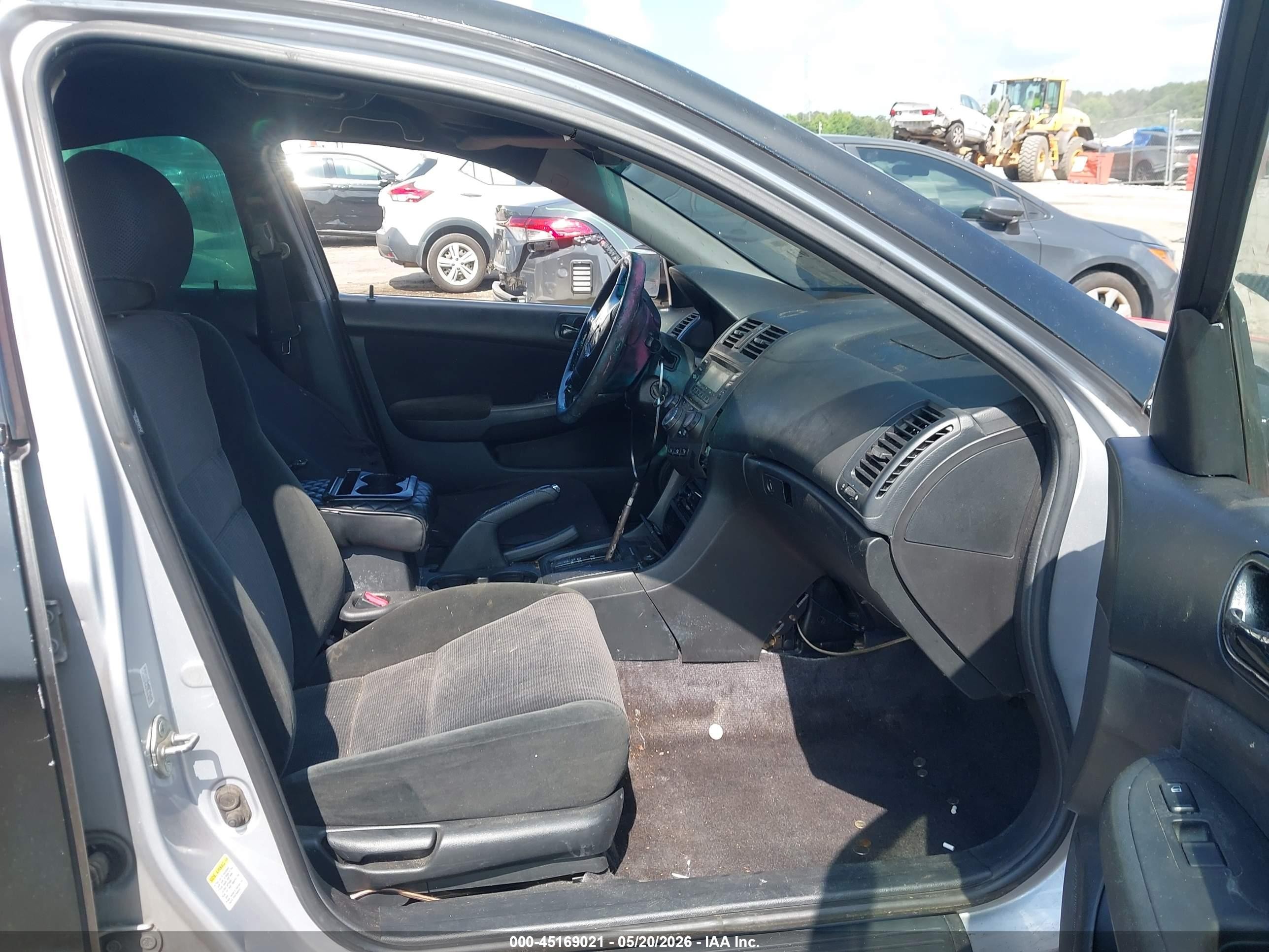 2005 Honda Accord 2.4 Lx Black vin: 1HGCM56475A128733