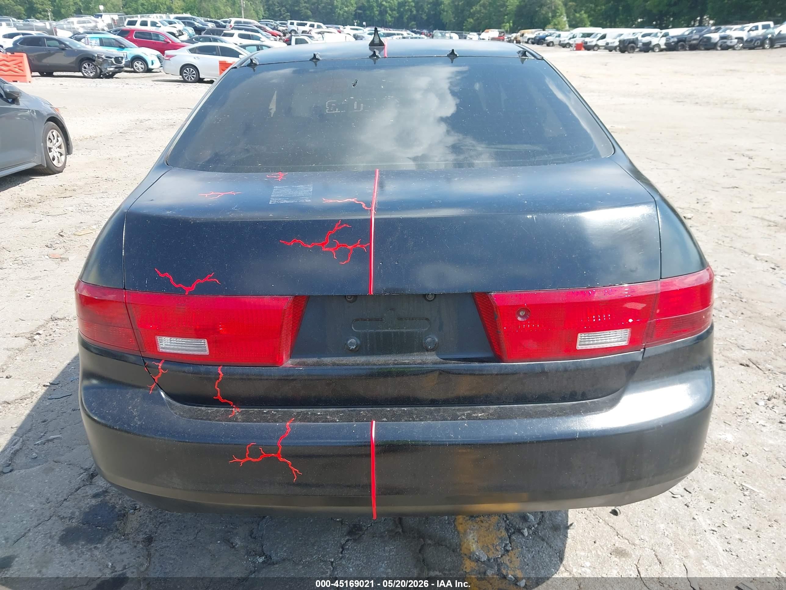 2005 Honda Accord 2.4 Lx Black vin: 1HGCM56475A128733