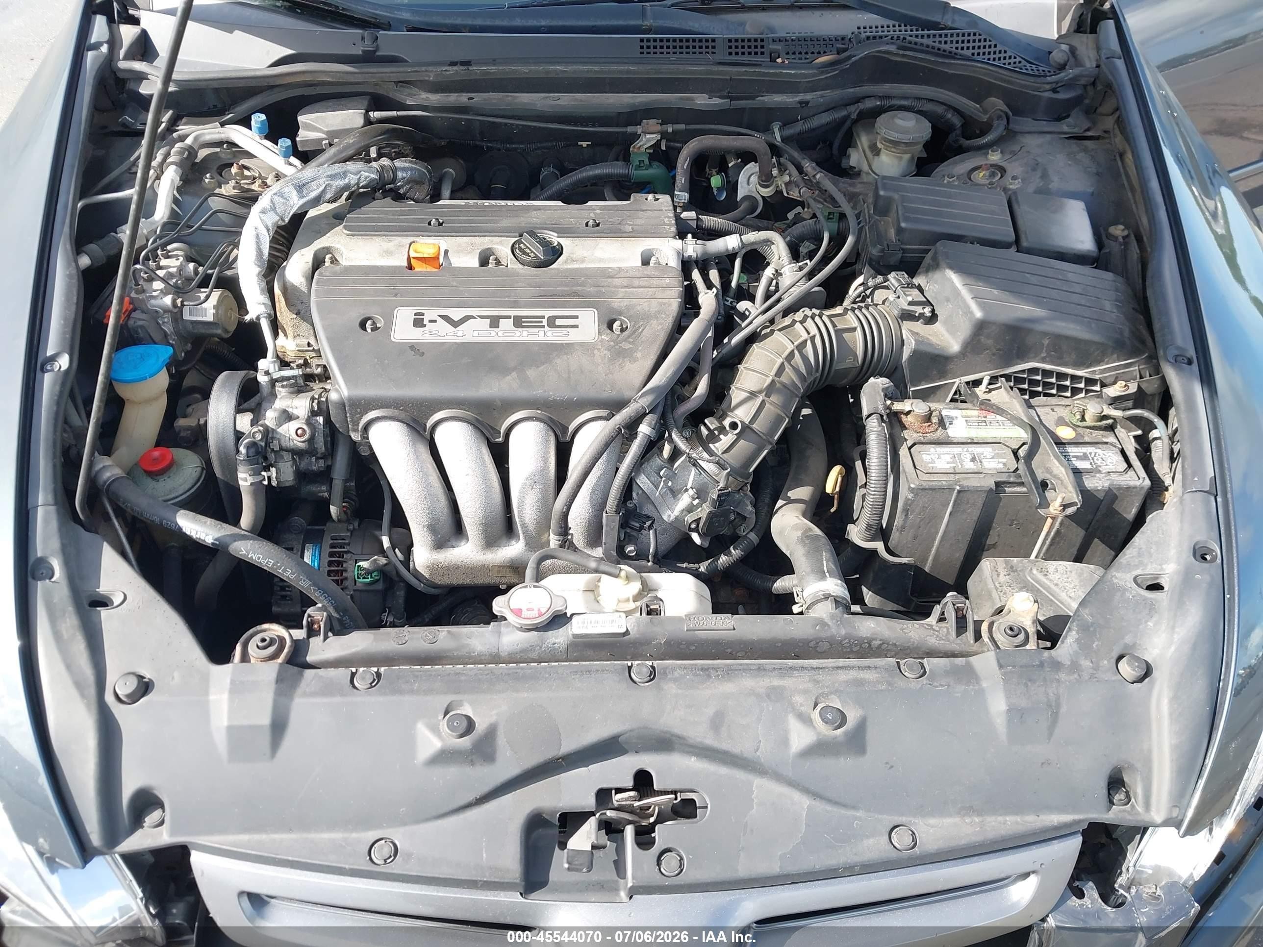 2005 Honda Accord 2.4 Lx Gray vin: 1HGCM56475A172053