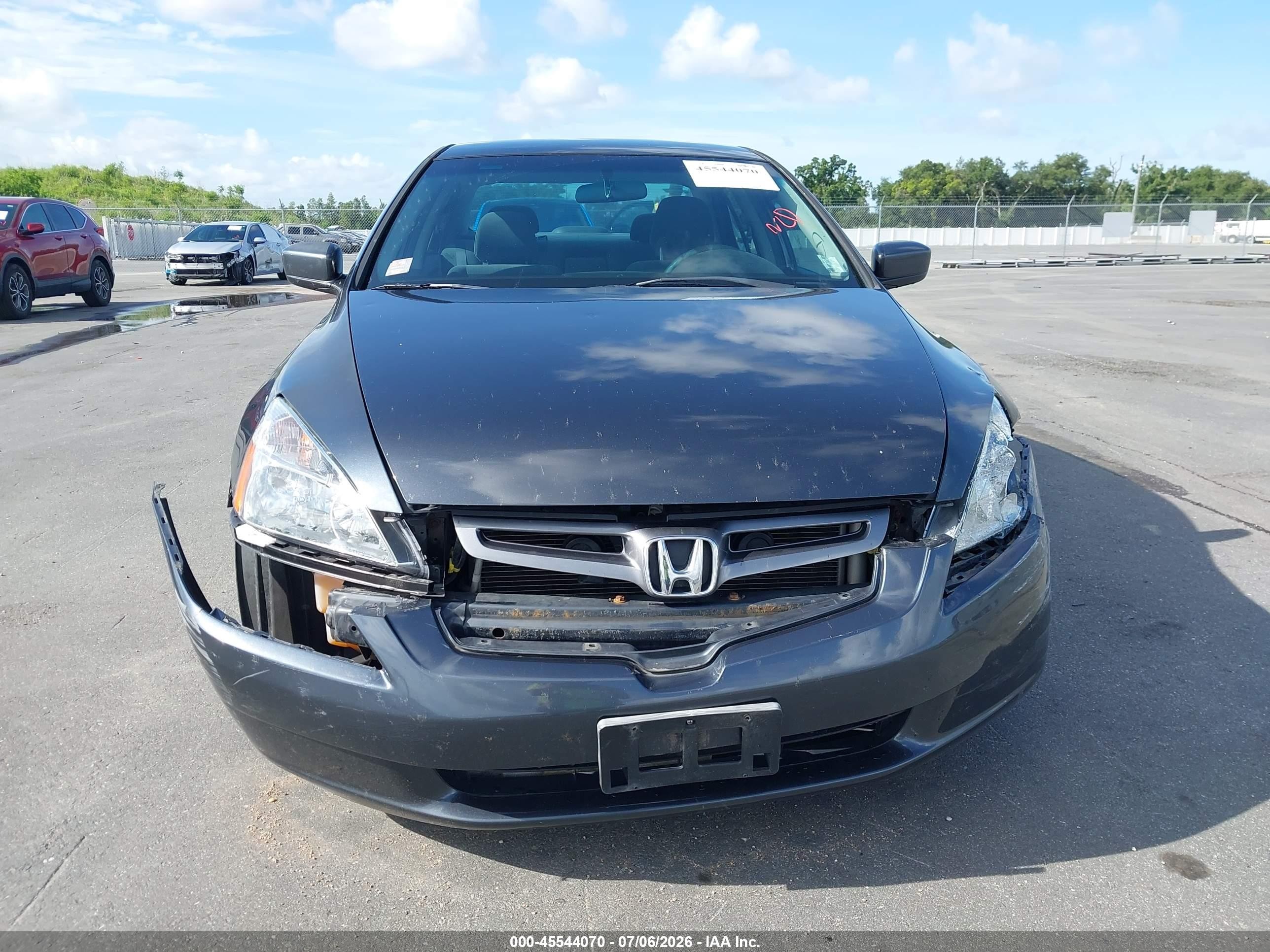 2005 Honda Accord 2.4 Lx Gray vin: 1HGCM56475A172053