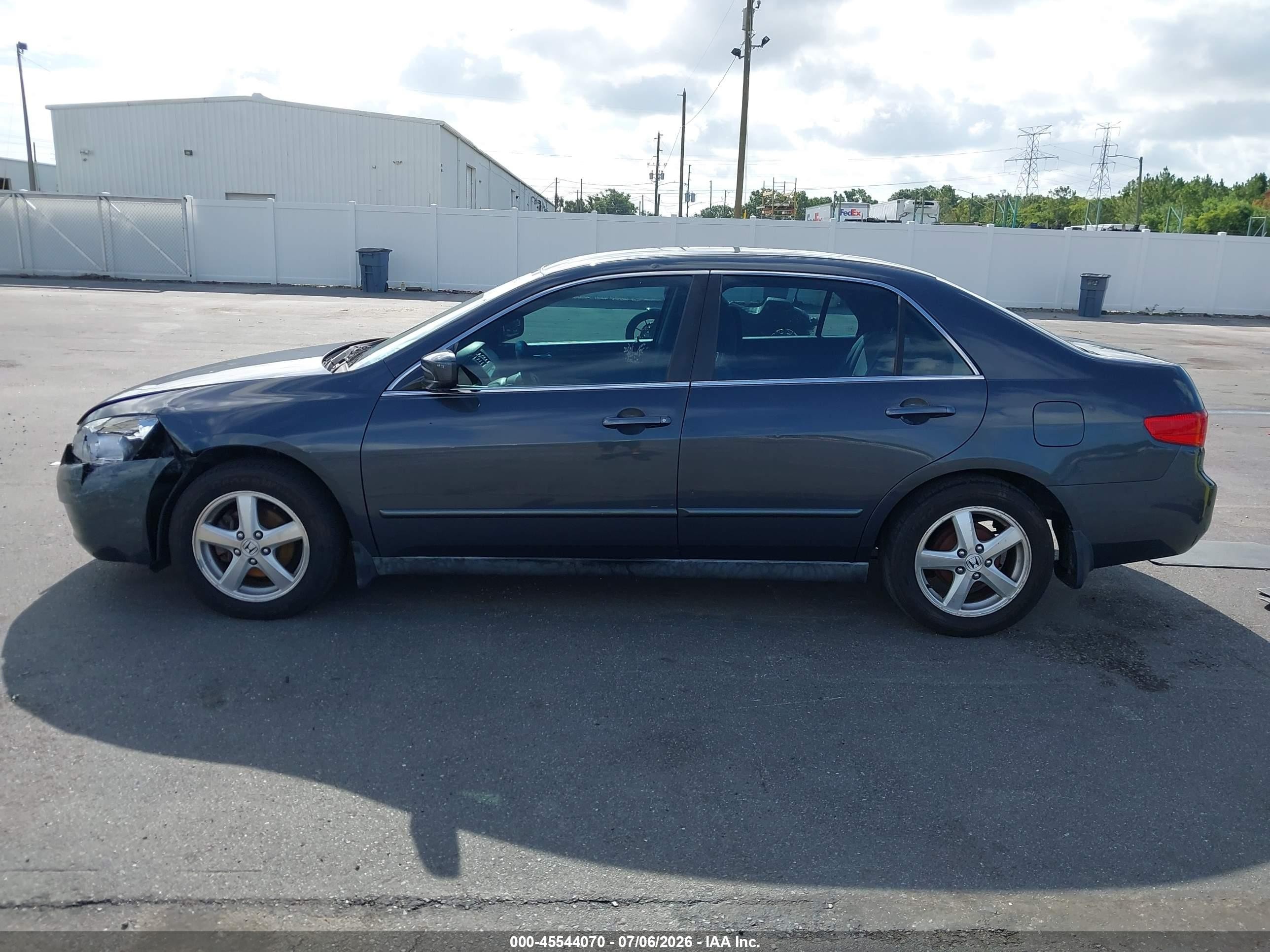 2005 Honda Accord 2.4 Lx Gray vin: 1HGCM56475A172053