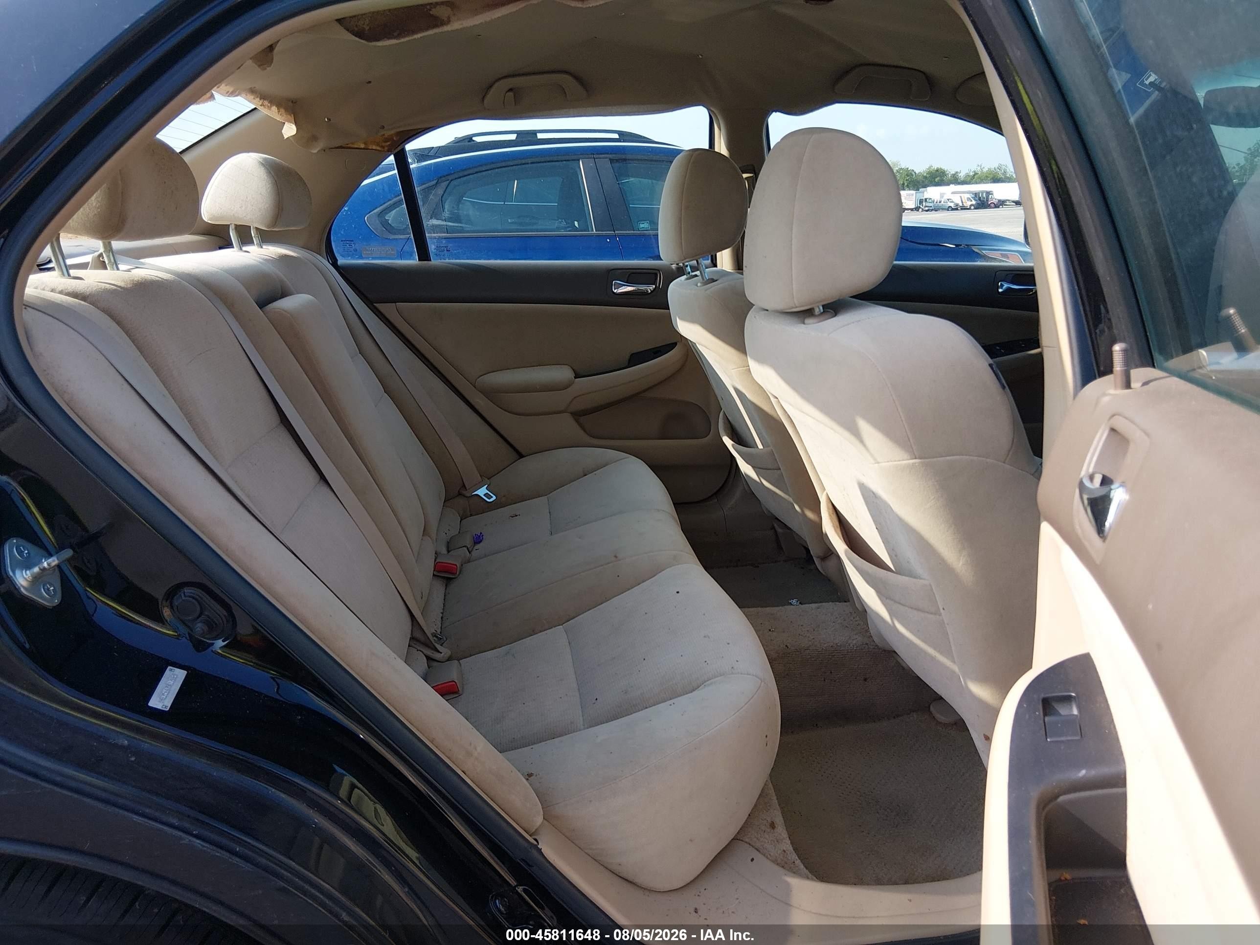 2005 Honda Accord 2.4 Lx Черный vin: 1HGCM56475A174028