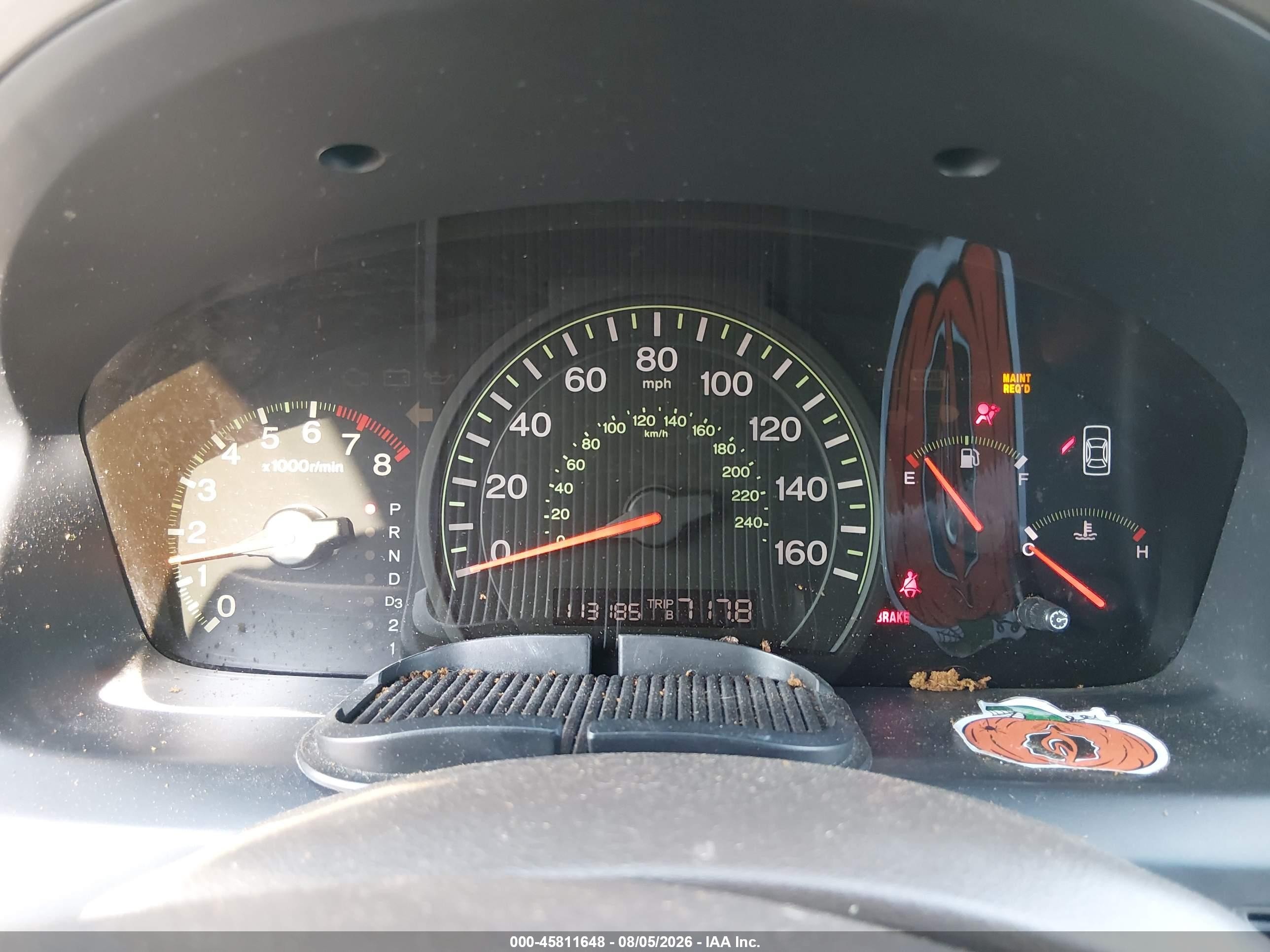 2005 Honda Accord 2.4 Lx Черный vin: 1HGCM56475A174028