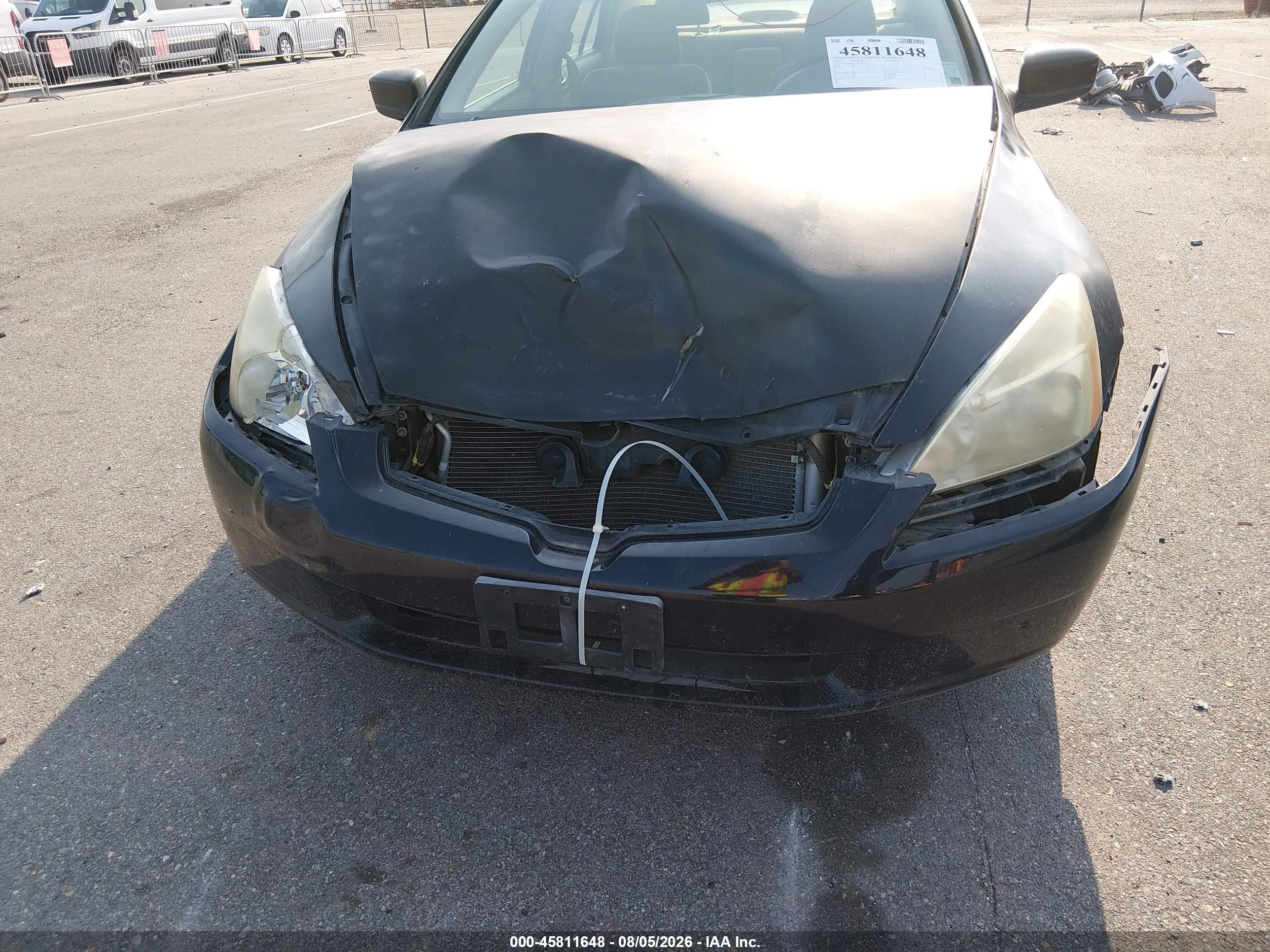 2005 Honda Accord 2.4 Lx Черный vin: 1HGCM56475A174028