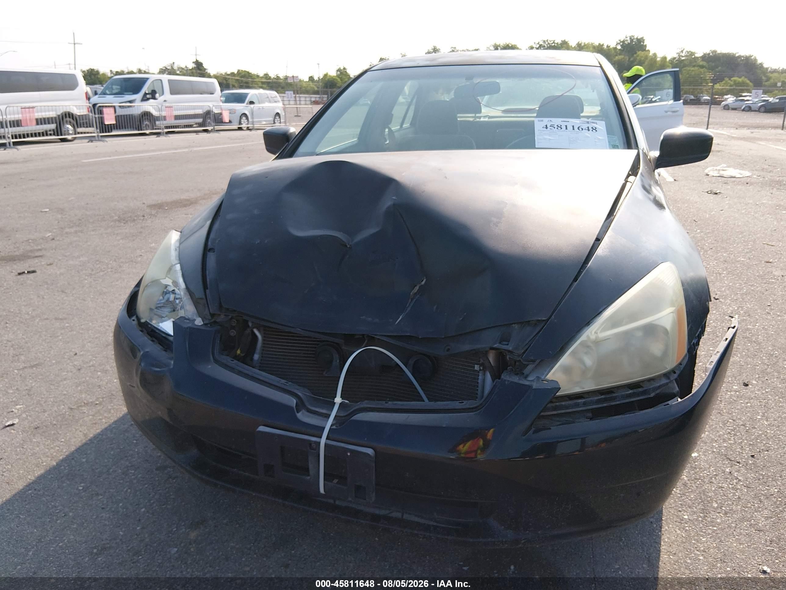2005 Honda Accord 2.4 Lx Черный vin: 1HGCM56475A174028