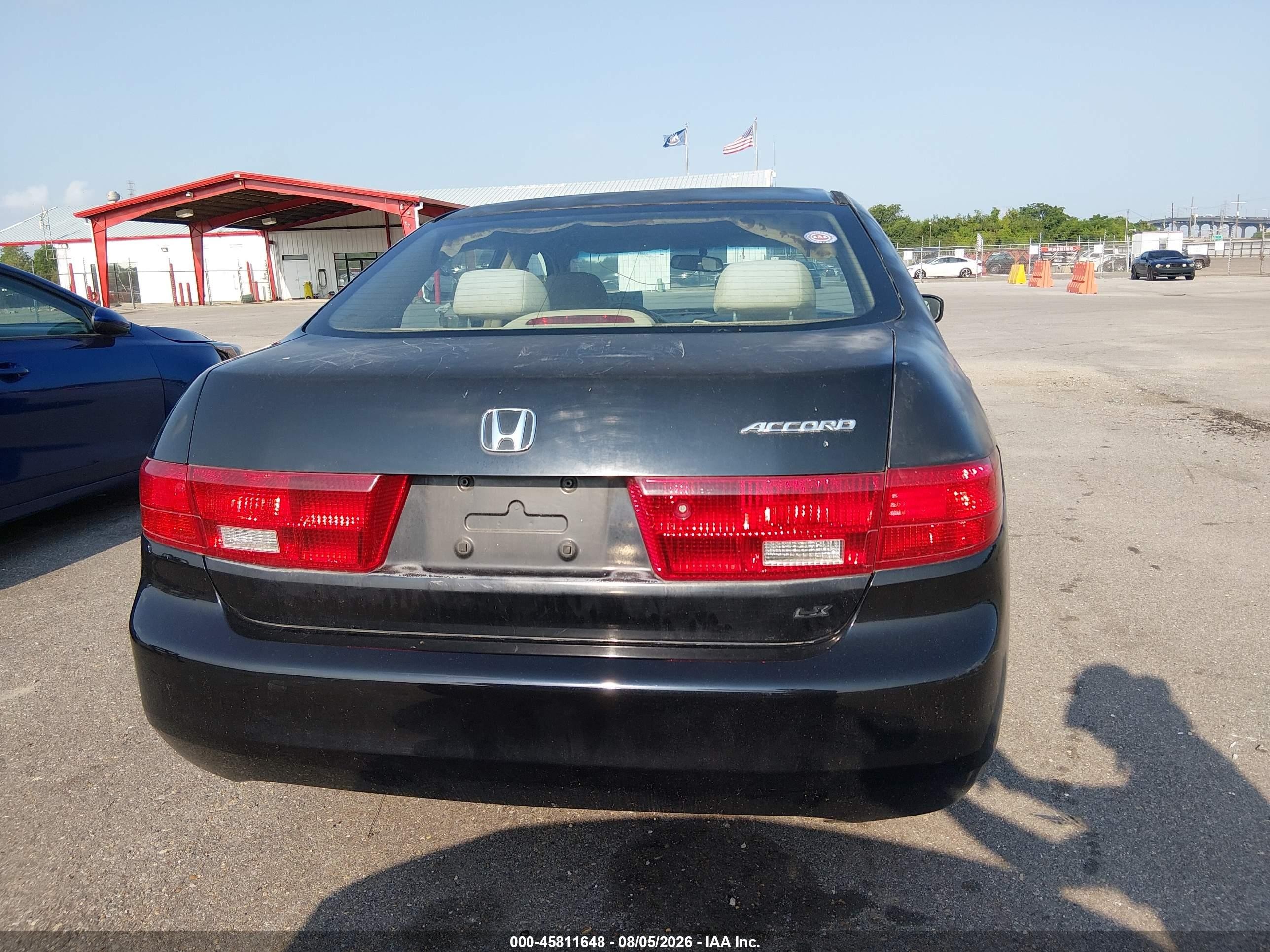 2005 Honda Accord 2.4 Lx Черный vin: 1HGCM56475A174028