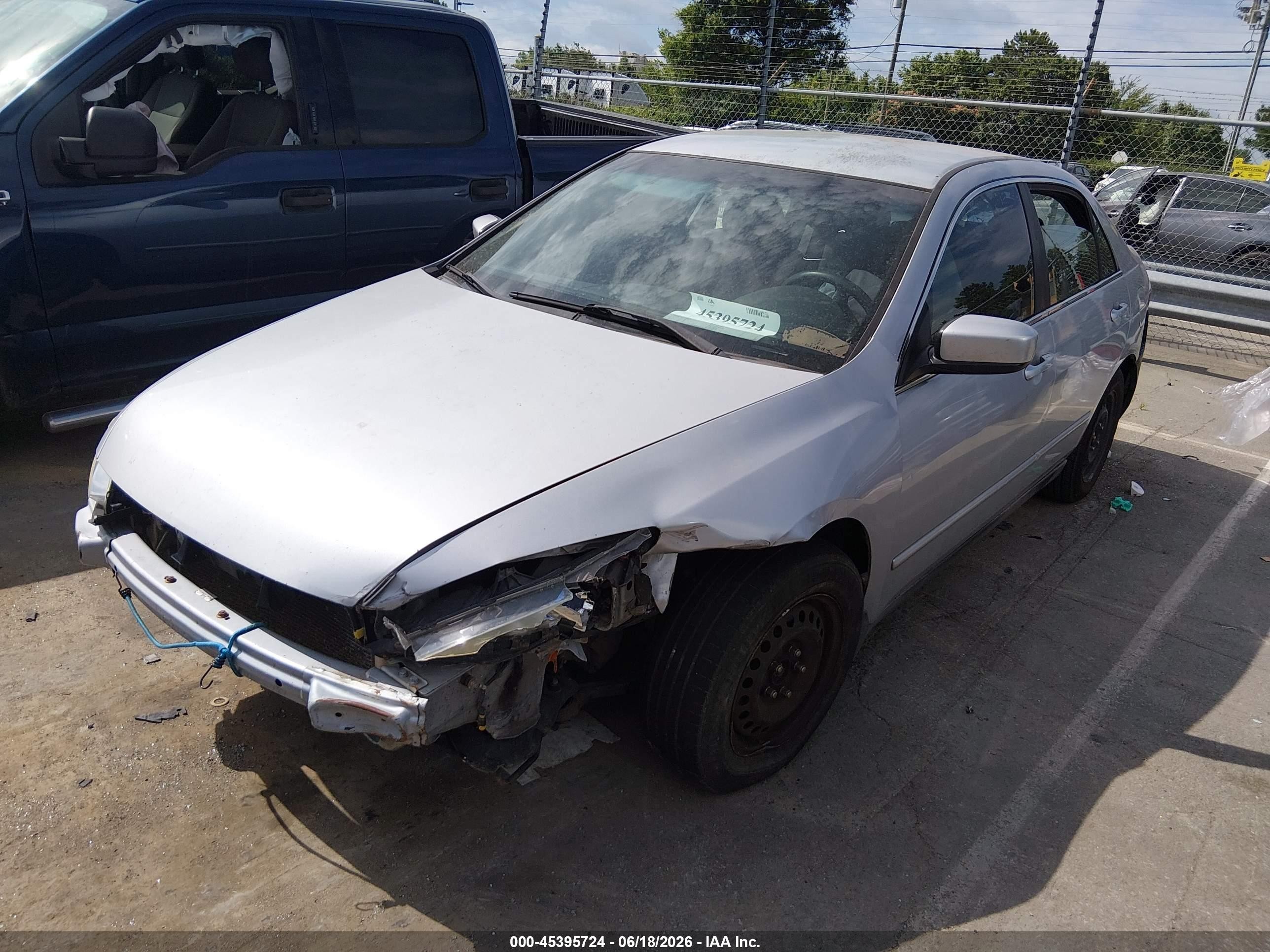 2005 Honda Accord 2.4 Lx Silver vin: 1HGCM56475A183909