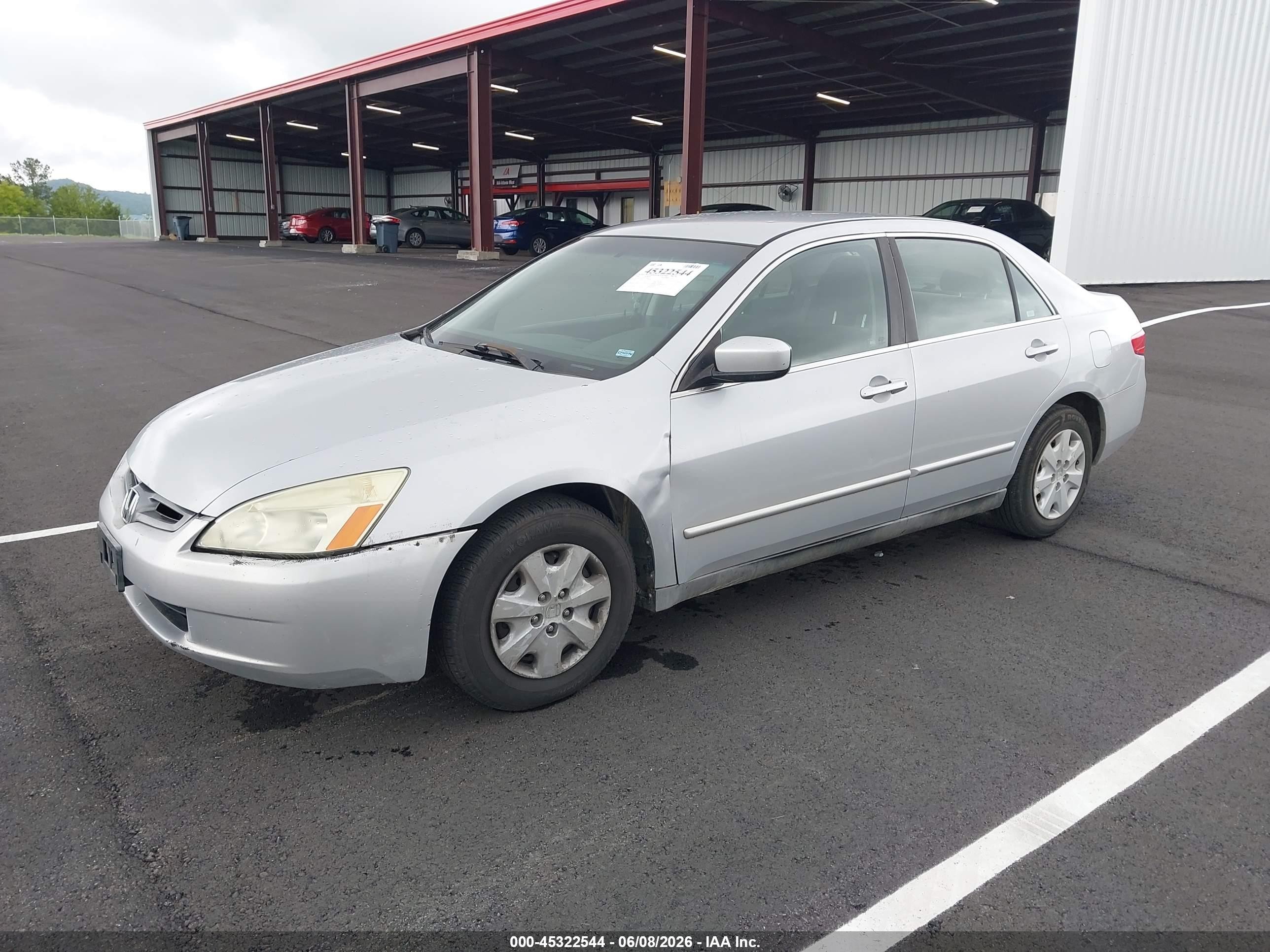 2005 Honda Accord 2.4 Lx Silver vin: 1HGCM56475A185062