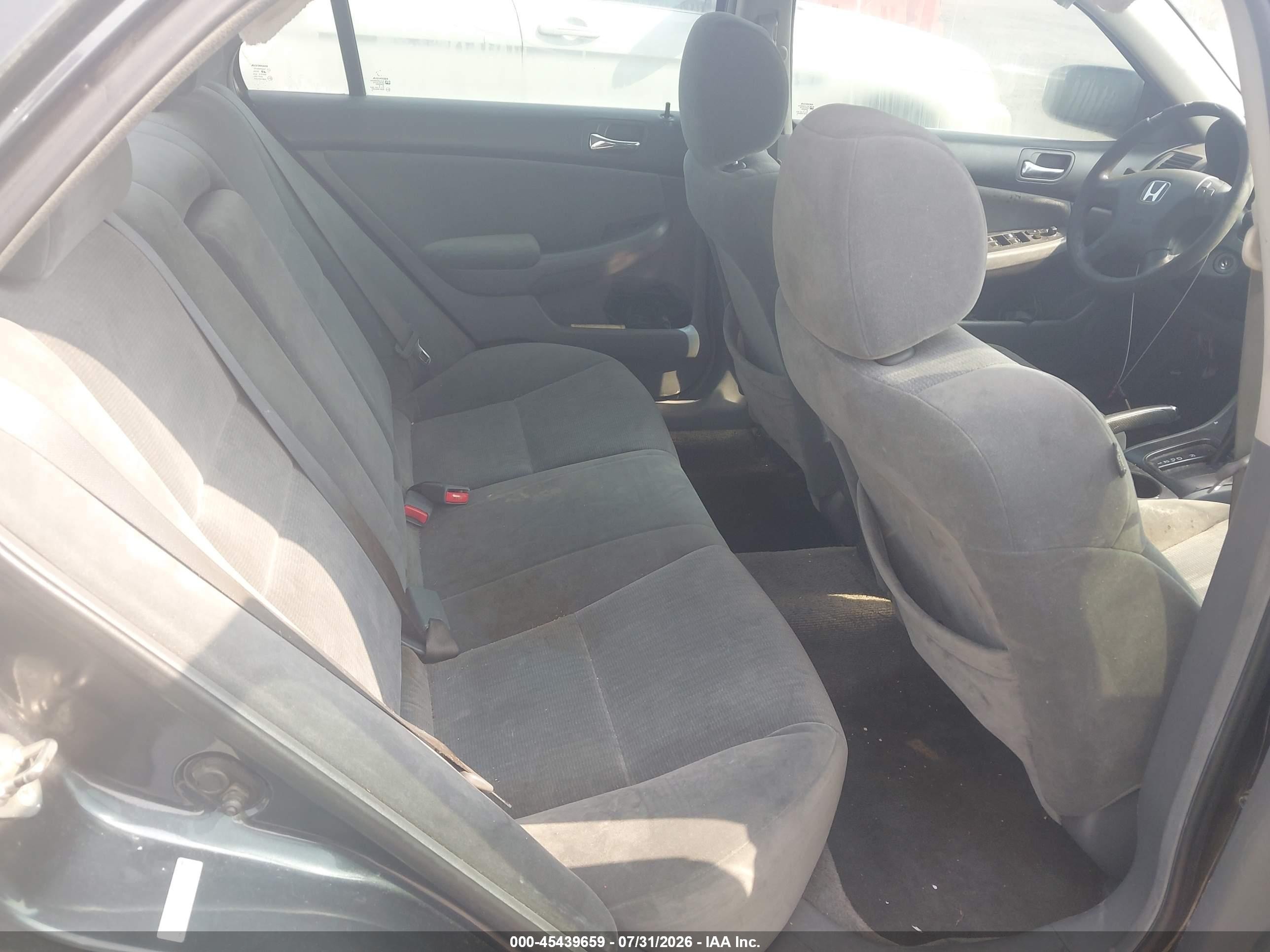 2005 Honda Accord 2.4 Lx Gray vin: 1HGCM56475A193453