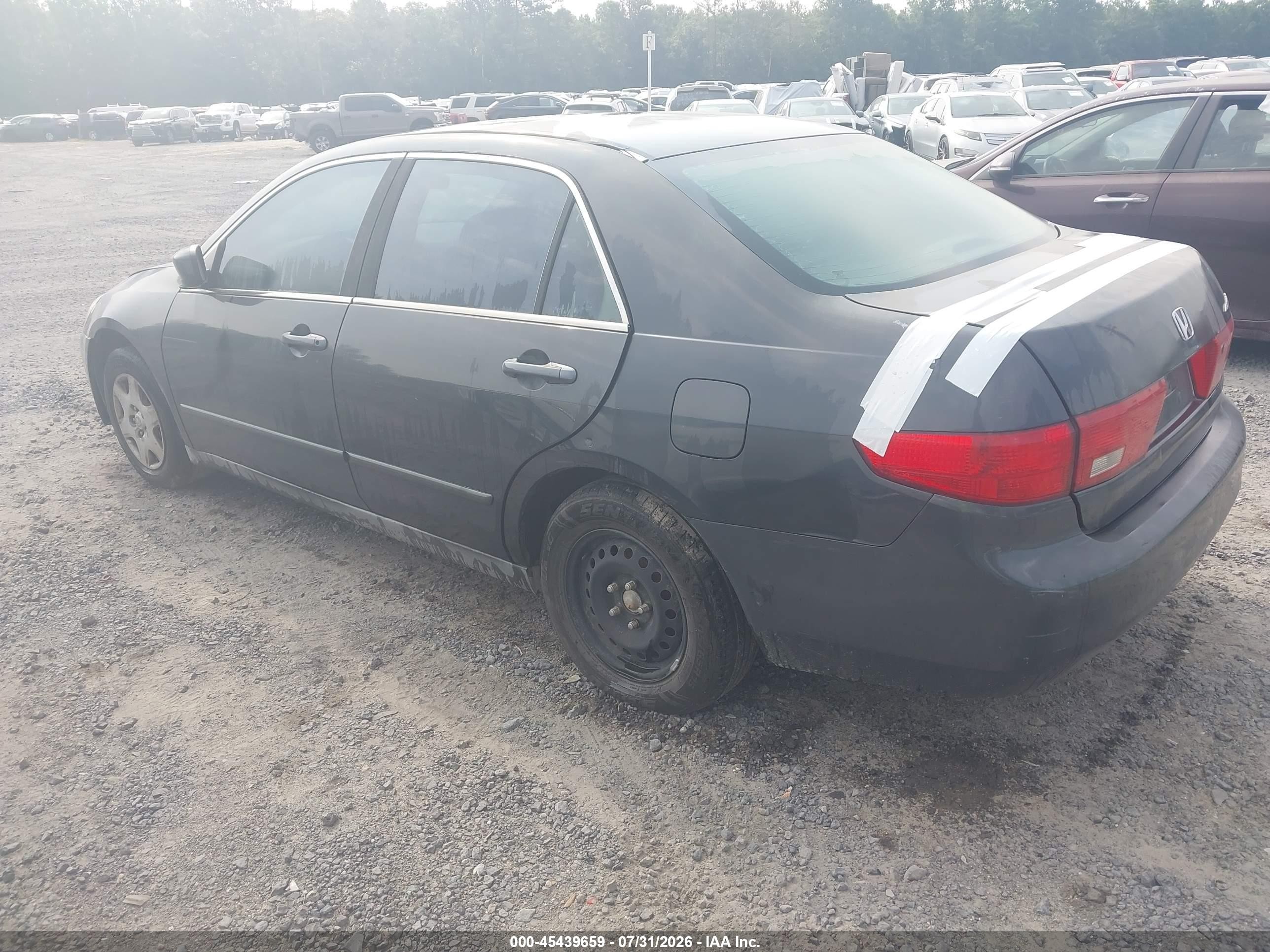 2005 Honda Accord 2.4 Lx Gray vin: 1HGCM56475A193453