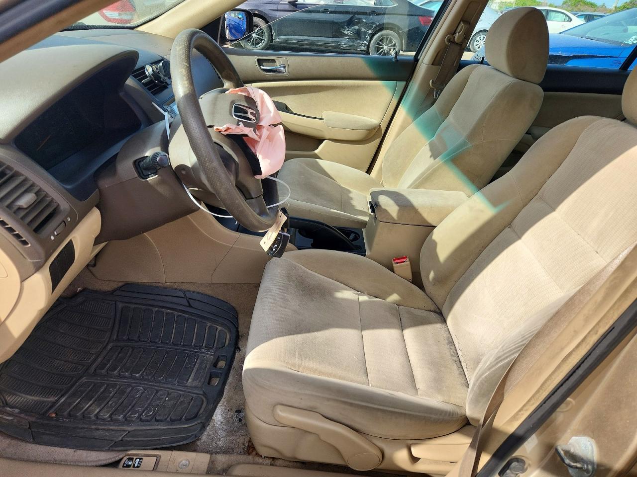 2005 Honda Accord Lx Beige vin: 1HGCM56475A806266