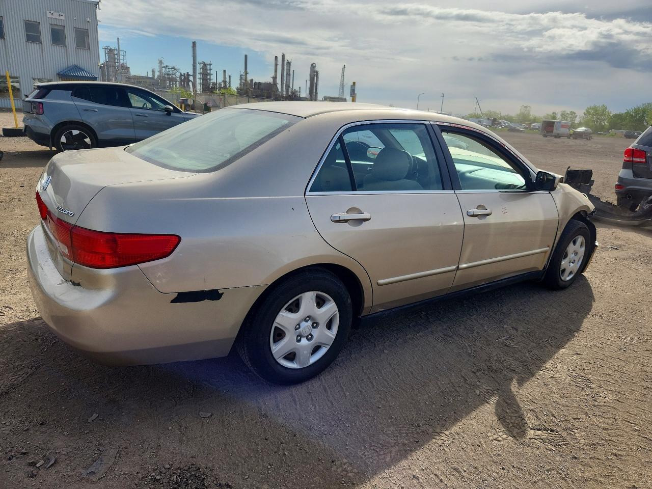 2005 Honda Accord Lx Beige vin: 1HGCM56475A806266