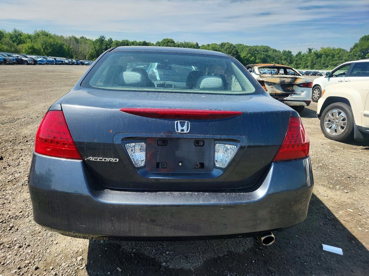 2006 Honda Accord Lx Gray vin: 1HGCM56476A131133