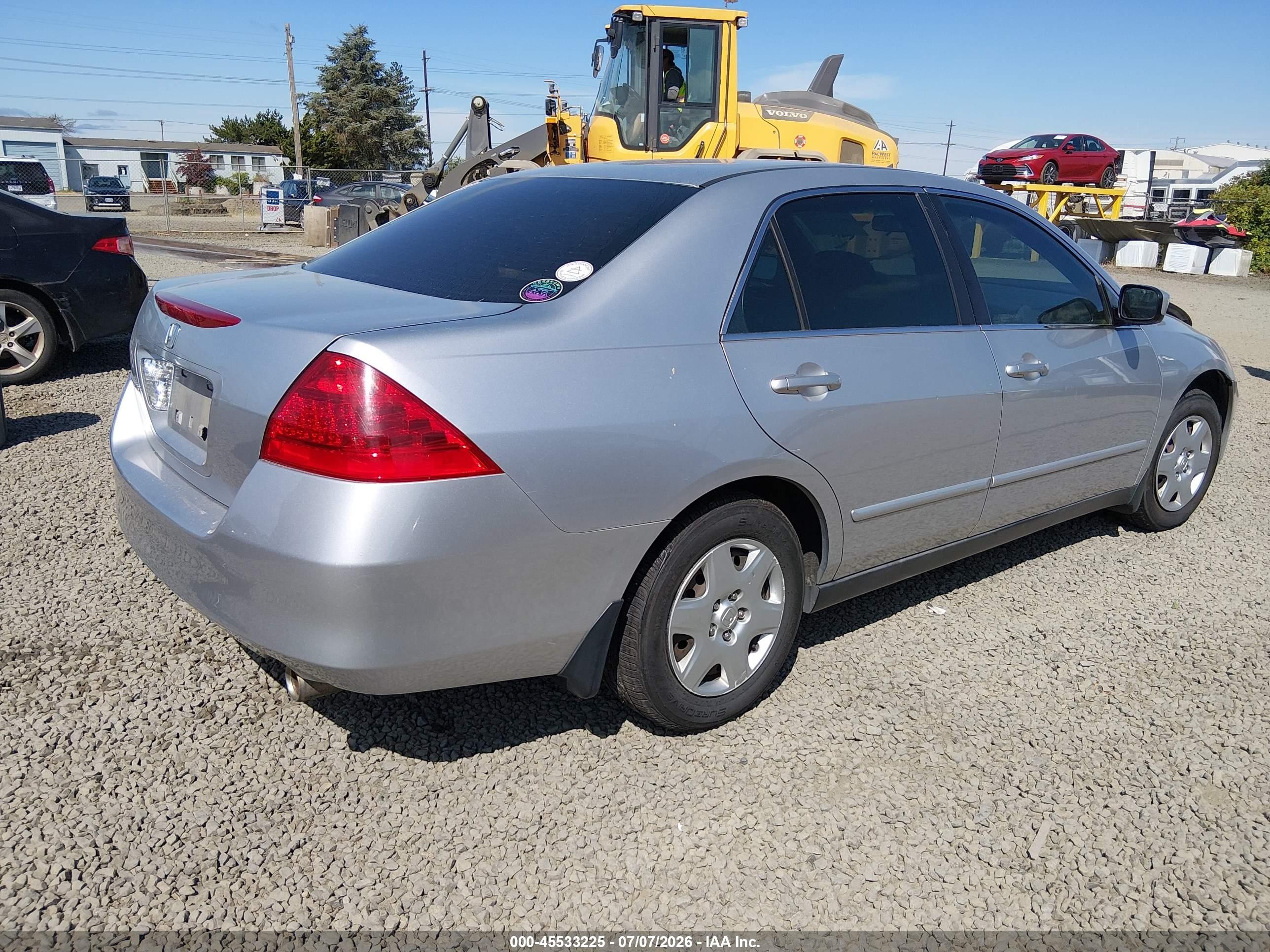 2006 Honda Accord 2.4 Lx Silver vin: 1HGCM56476A146571