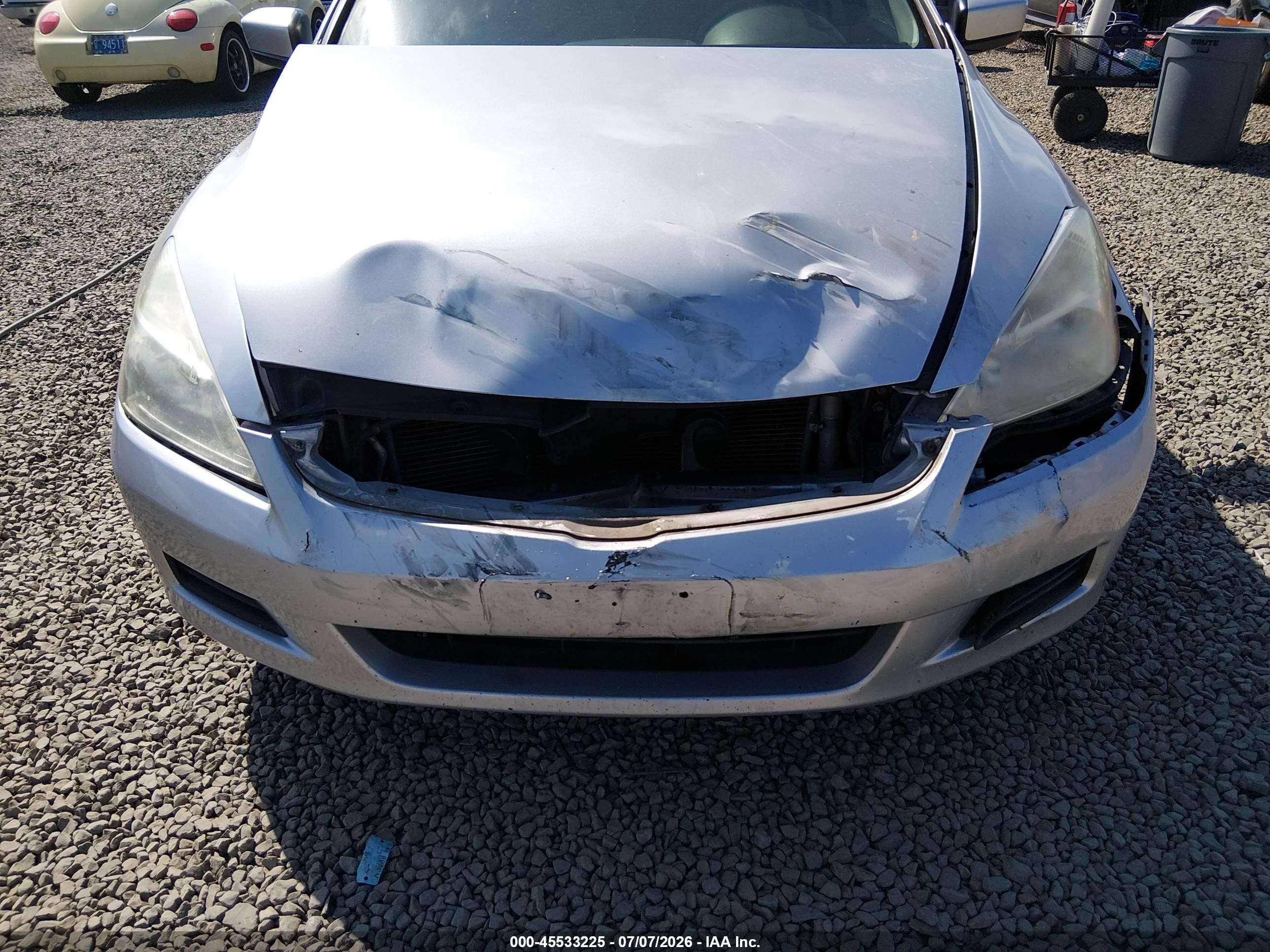 2006 Honda Accord 2.4 Lx Silver vin: 1HGCM56476A146571