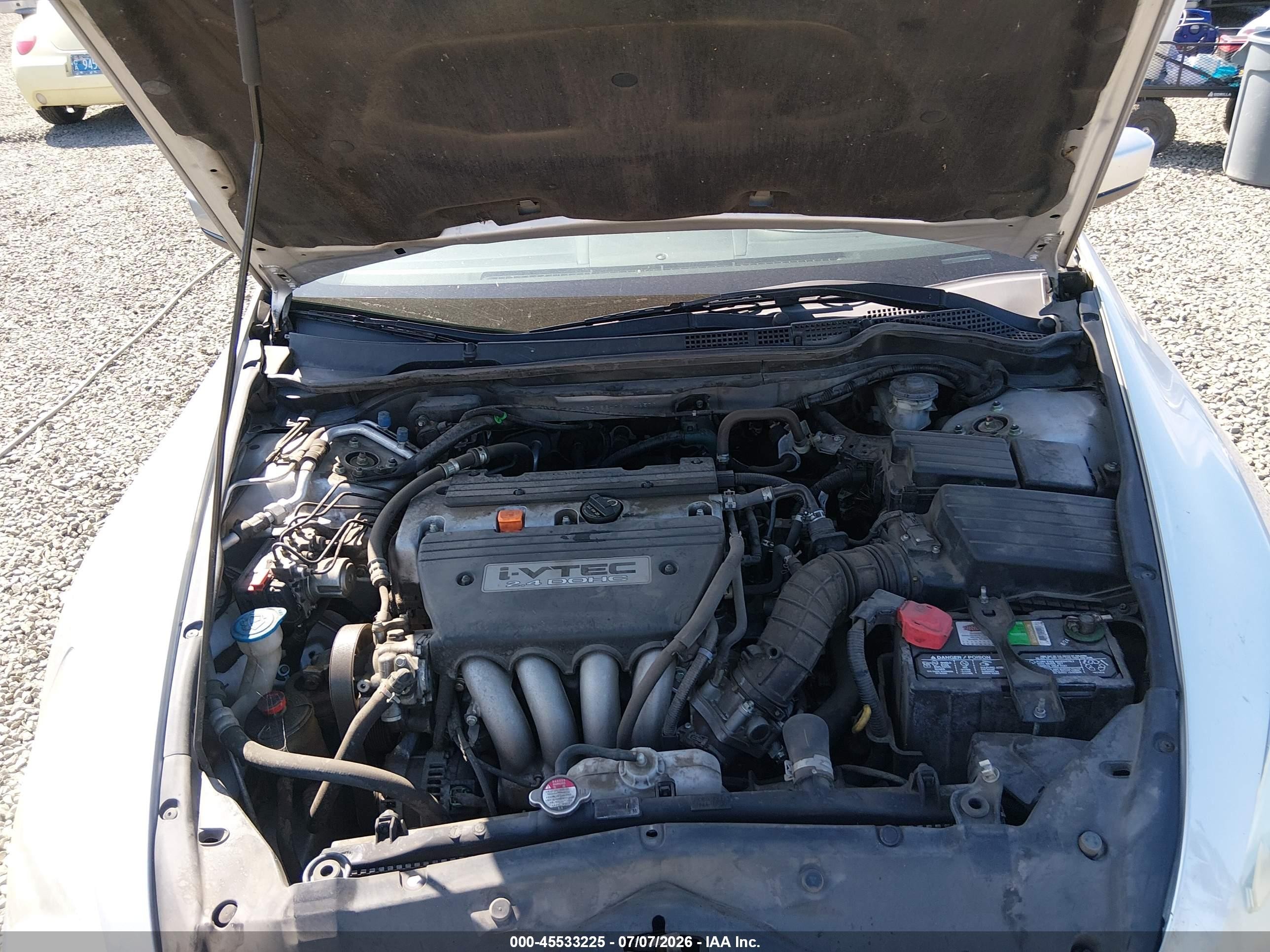 2006 Honda Accord 2.4 Lx Silver vin: 1HGCM56476A146571